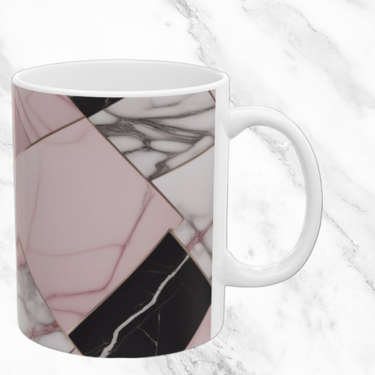 Blush Geometry 11oz Mug