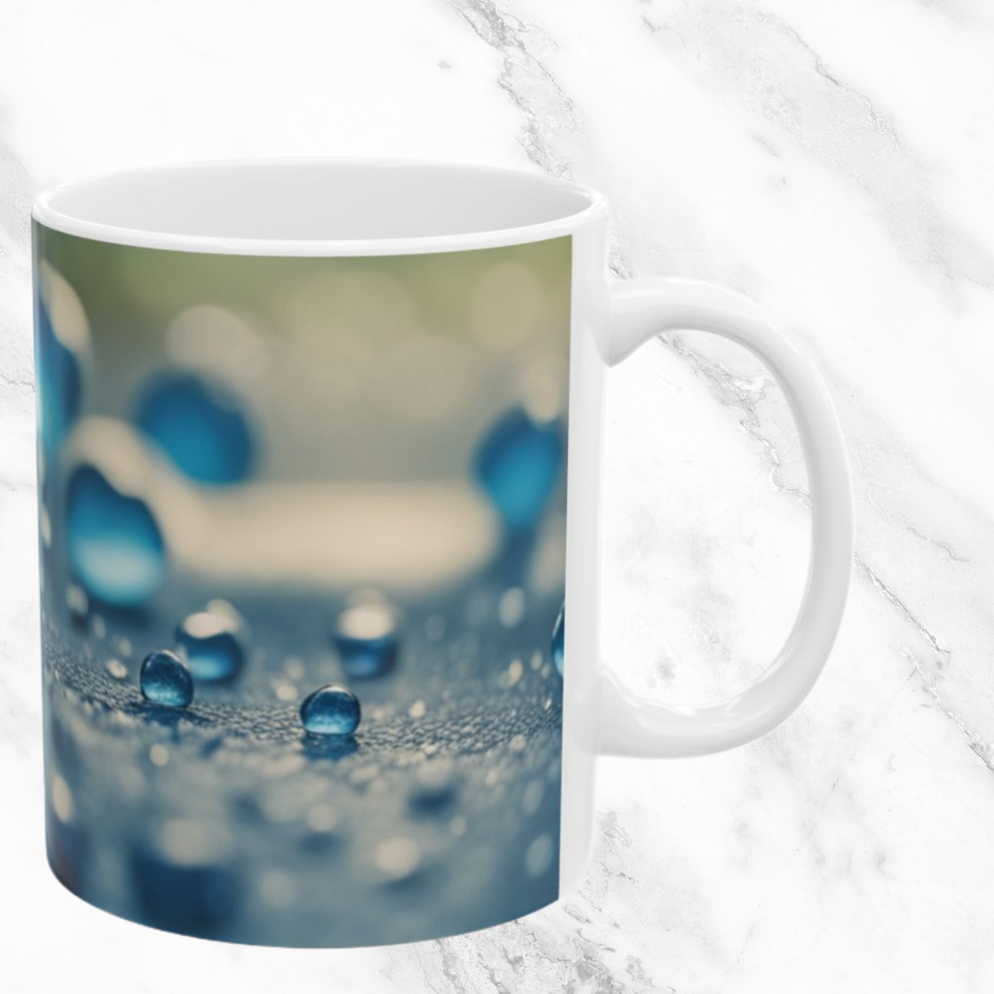 Blue Love Drops 11oz Mug