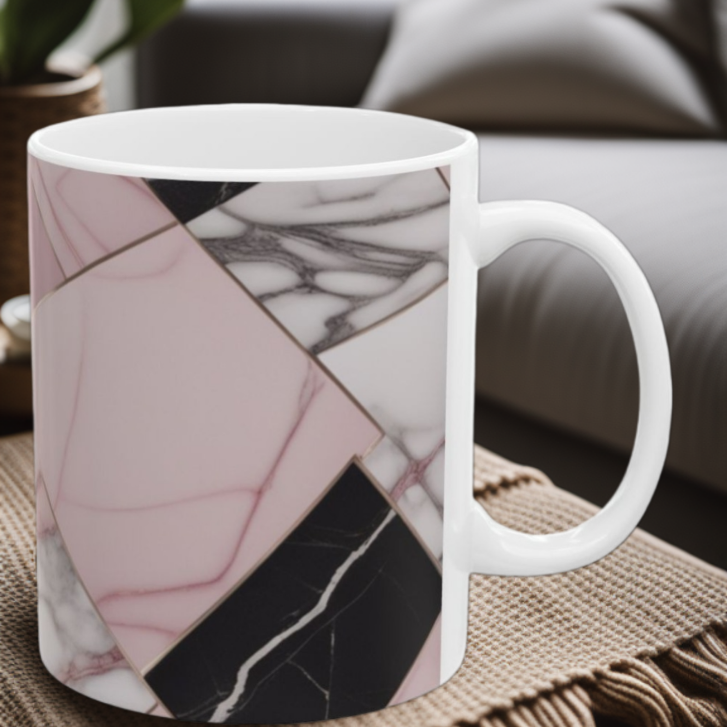 Blush Geometry 11oz Mug