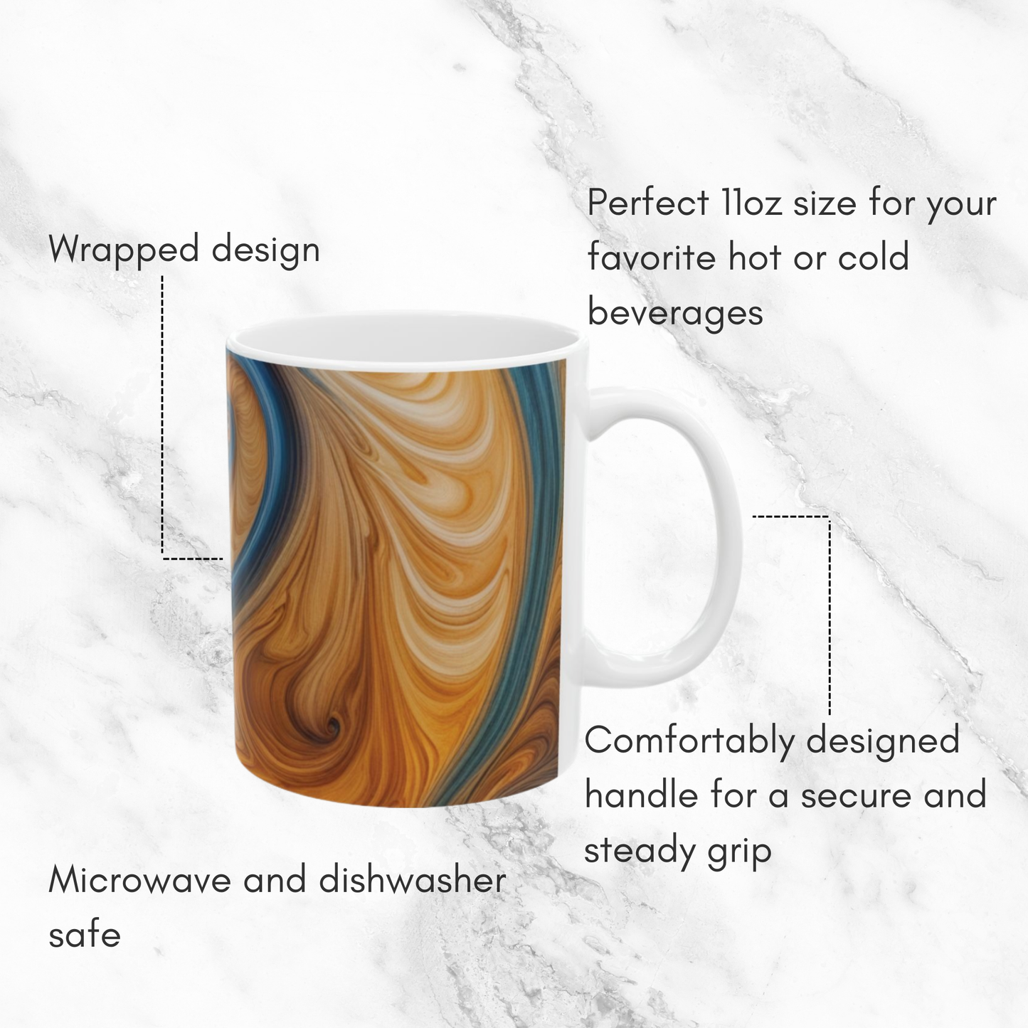 Amber Wave 11oz Mug