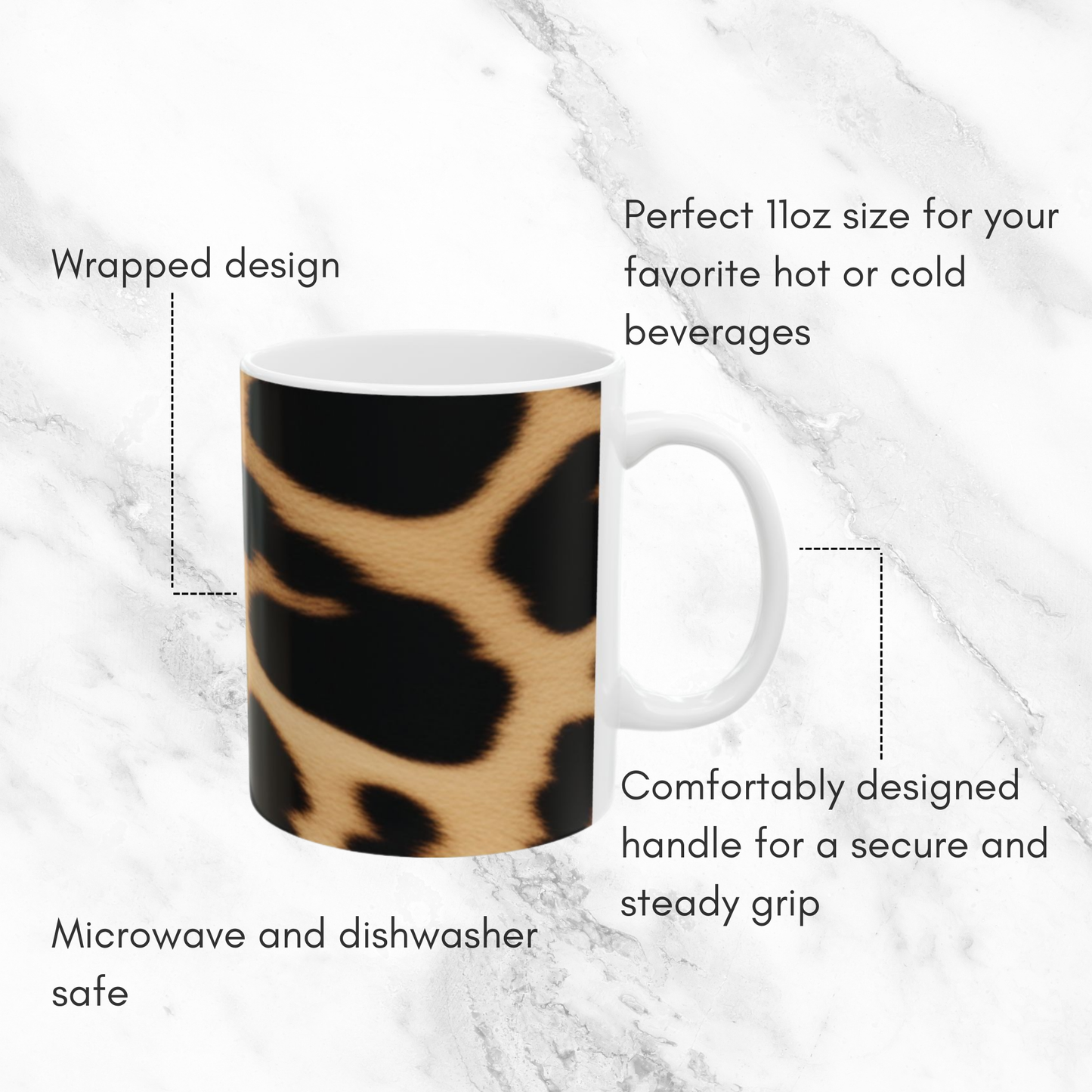 Cheetah Charm 11oz Mug