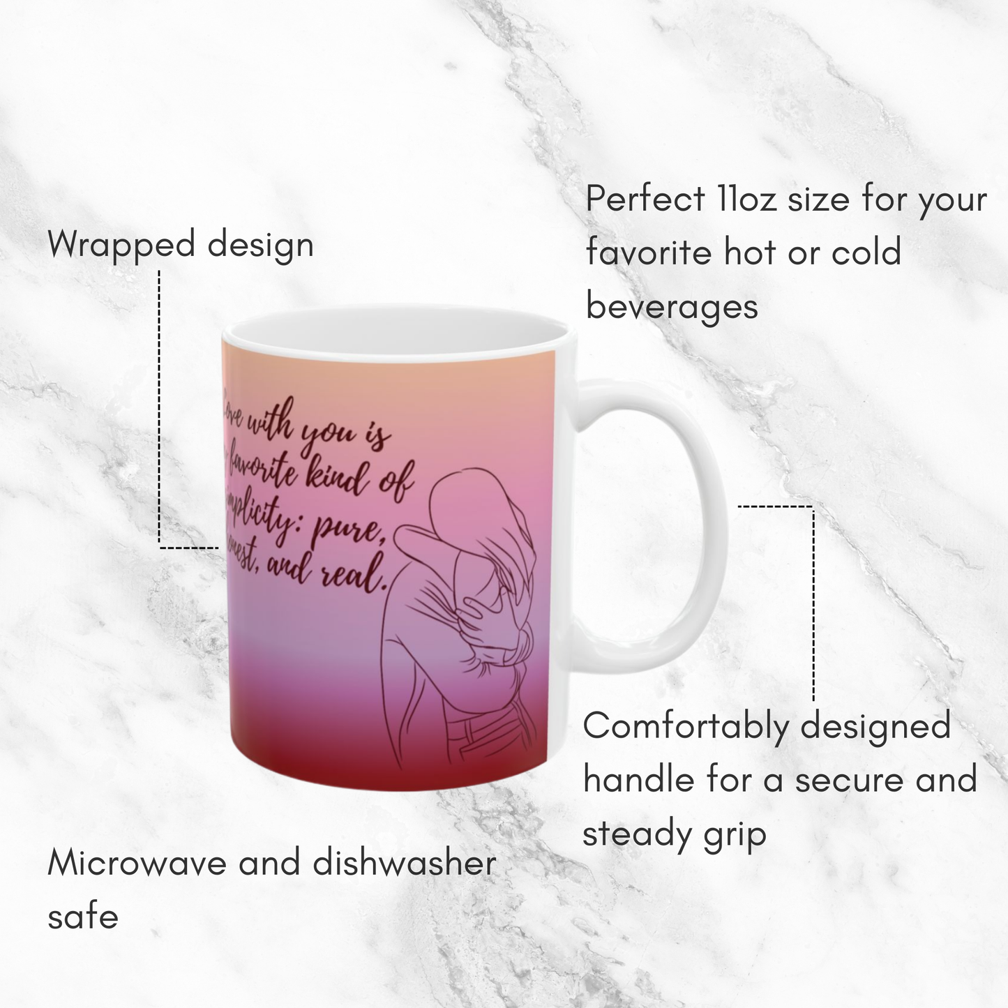 Pure Honest Real Love 11oz Mug
