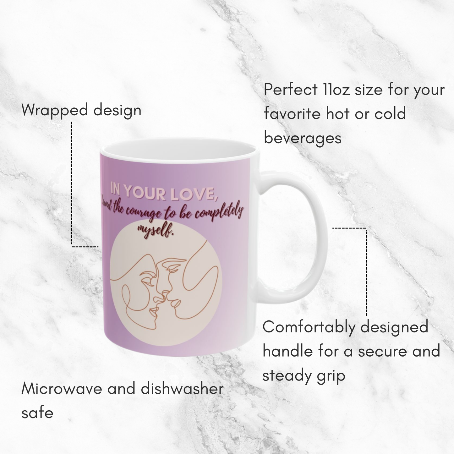 Be Myself in Your Love 11oz Mug