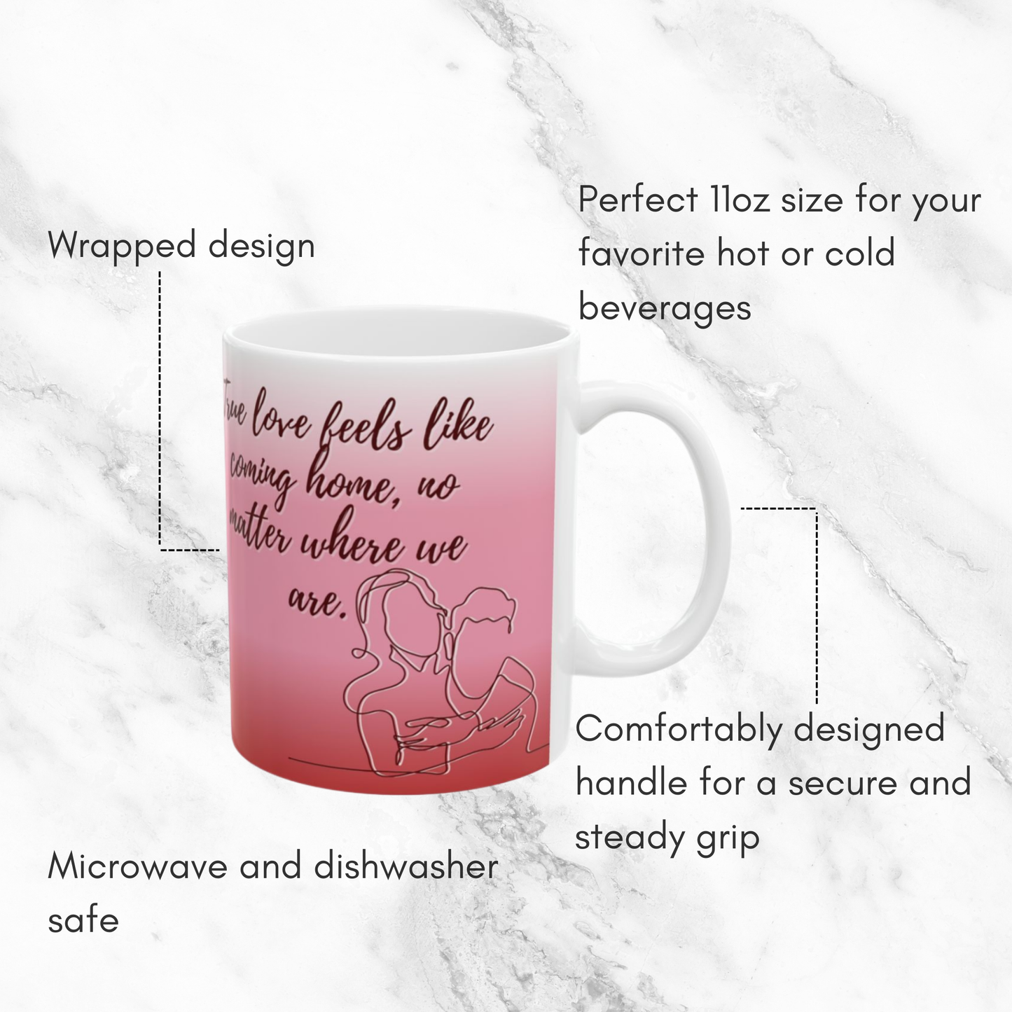 True Love Feels Like Home 11oz Mug