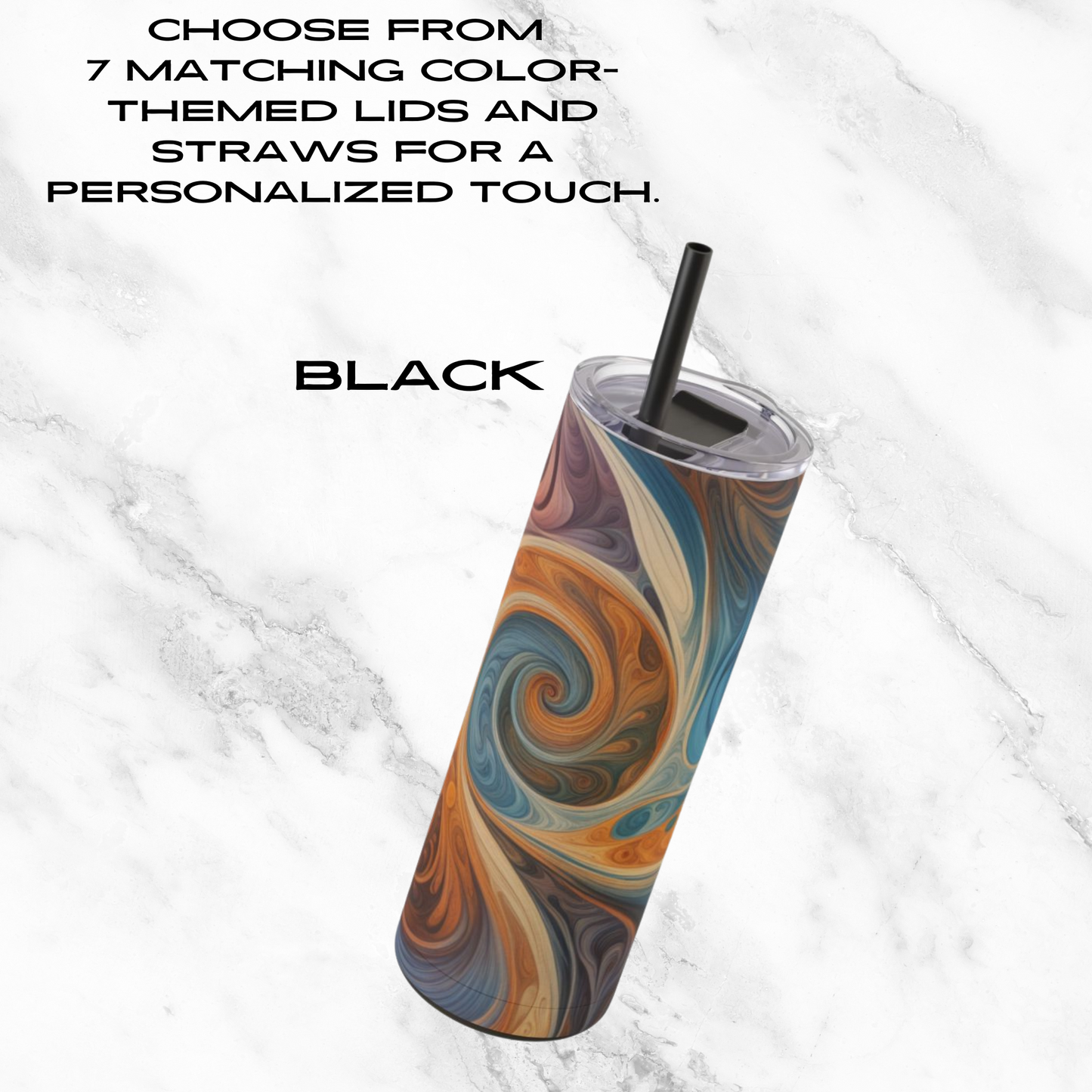 Aurora Dream 20oz Skinny Tumbler - With Straw