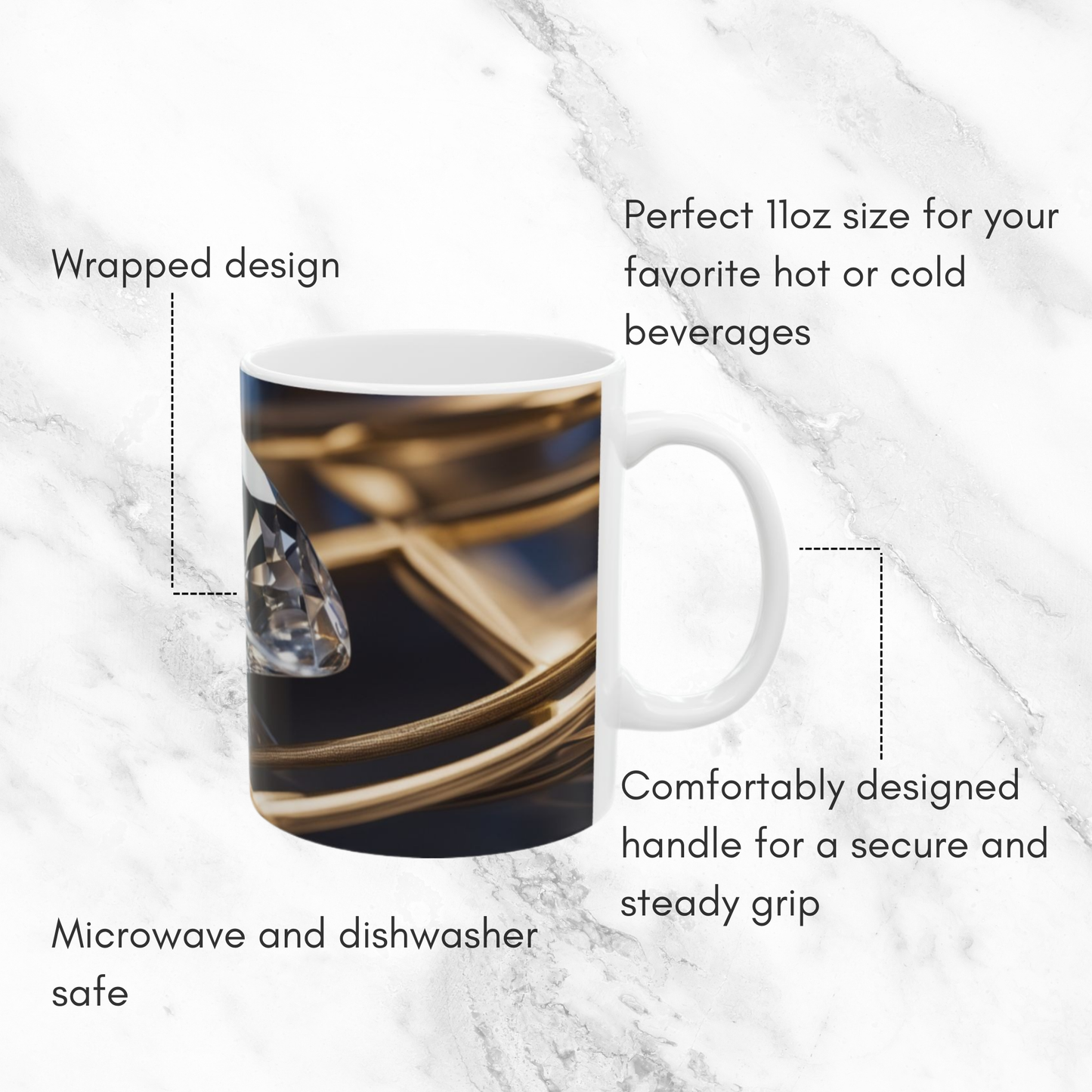 Crystal Elegance 11oz Mug