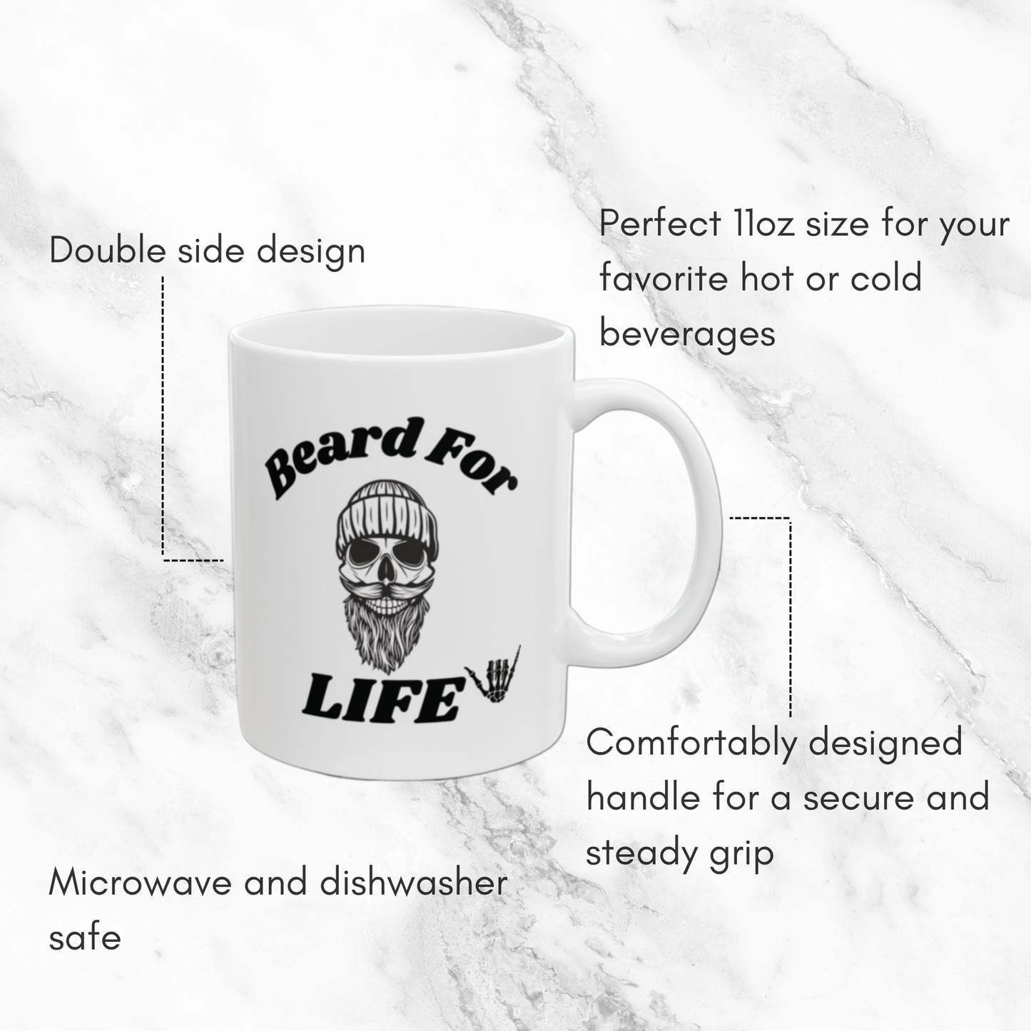 Beard For Life 11oz Mug