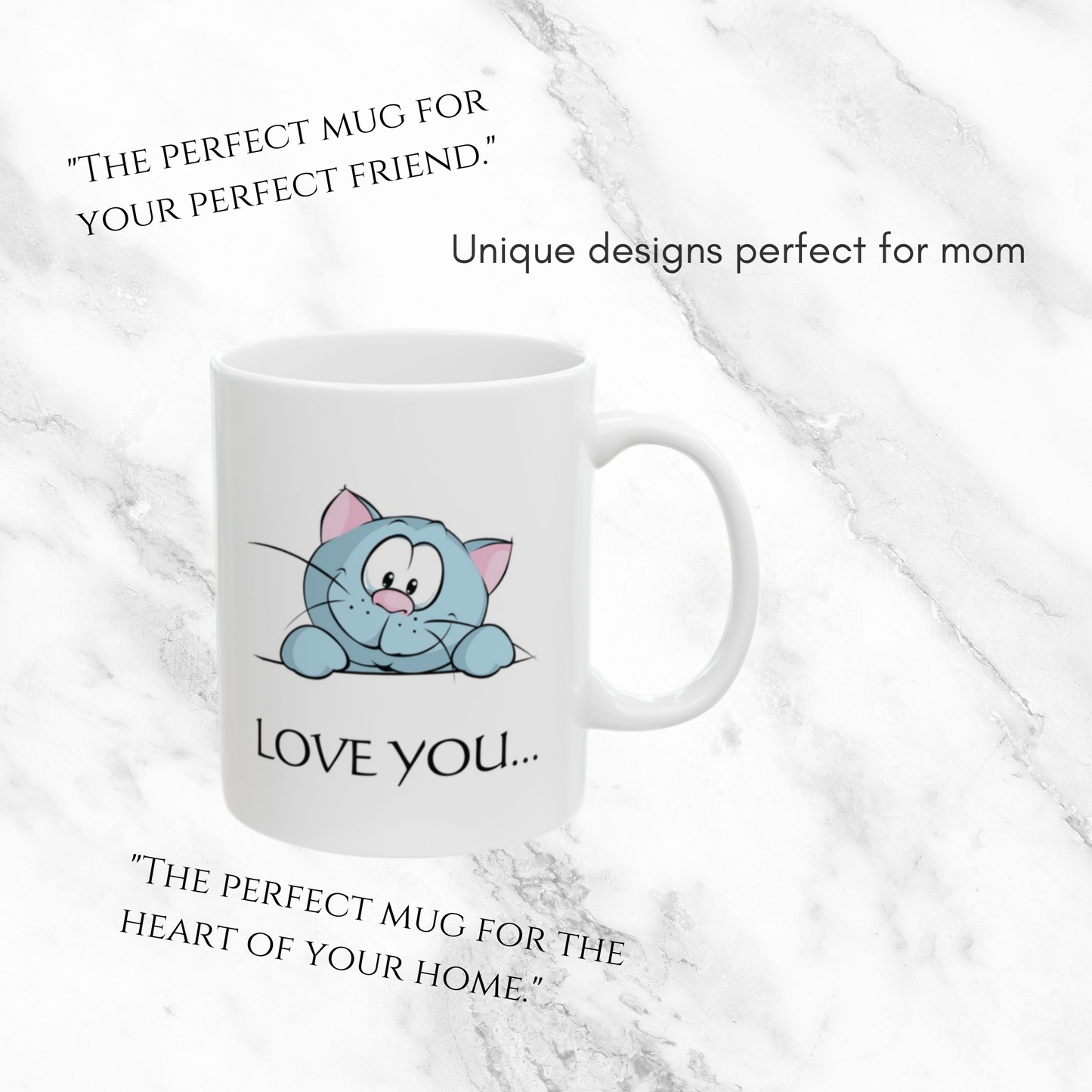 LOVE YOU Cat 11oz Mug