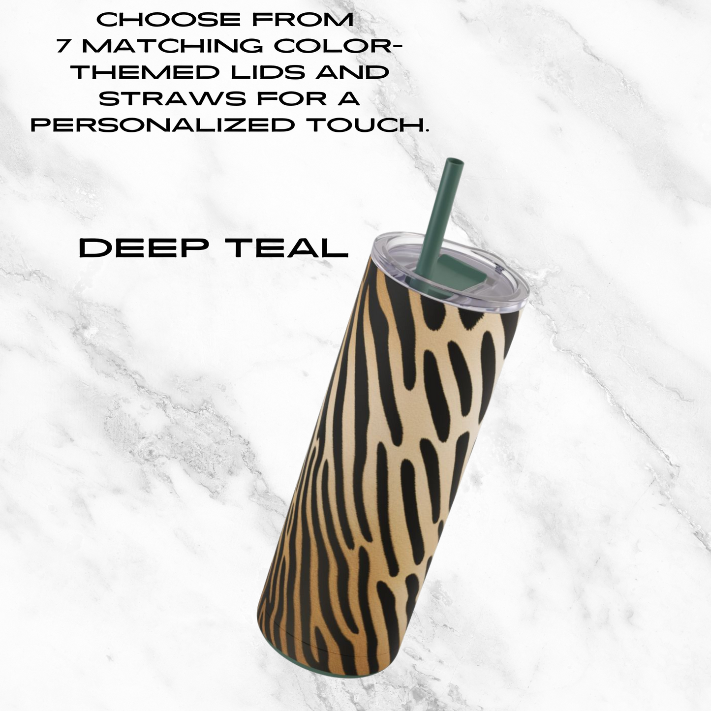 Desert Dapple 20oz Skinny Tumbler - With Straw
