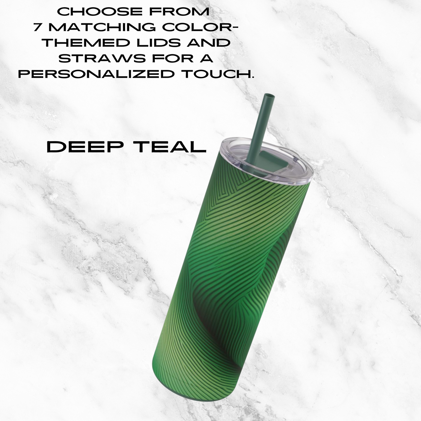 Emerald Gaze 20oz Skinny Tumbler - With Straw