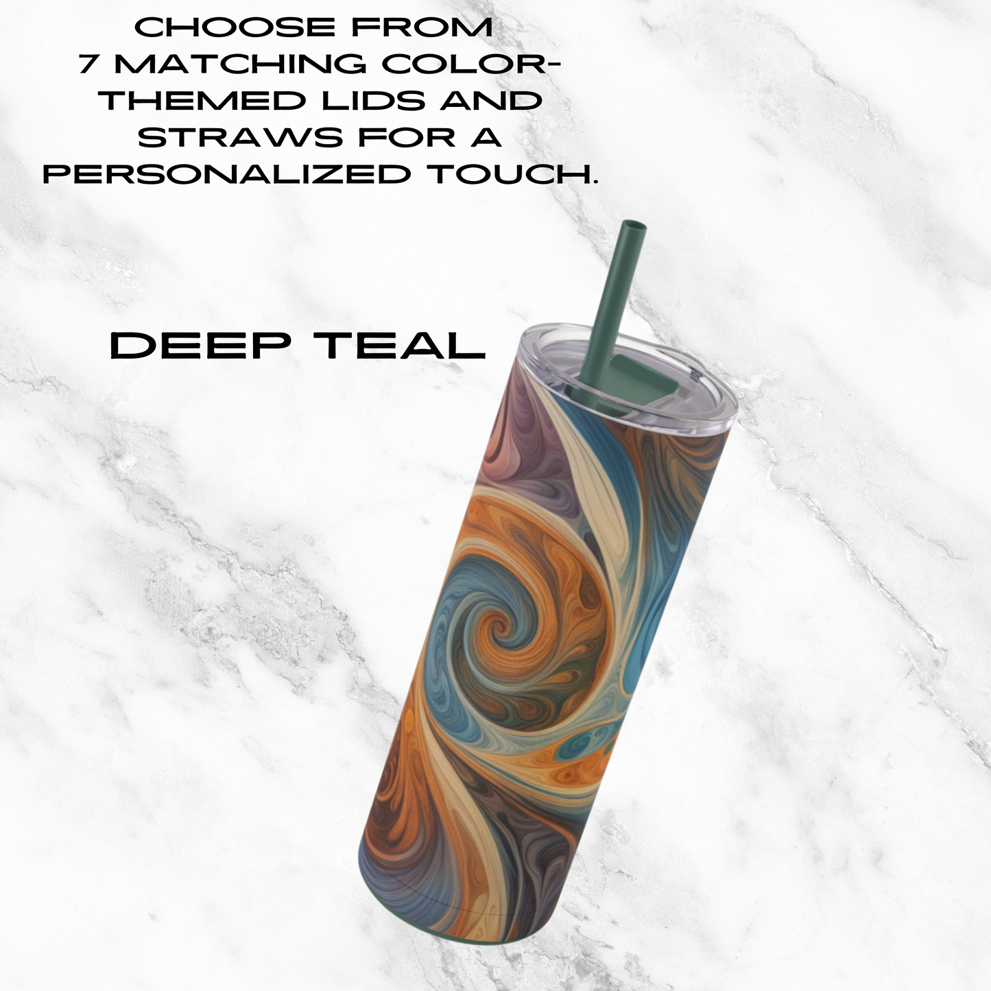 Aurora Dream 20oz Skinny Tumbler - With Straw