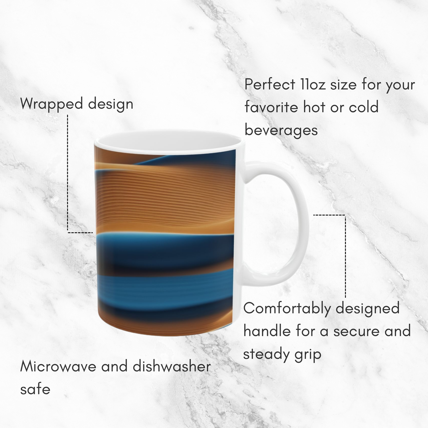 Desert Waves 11oz Mug