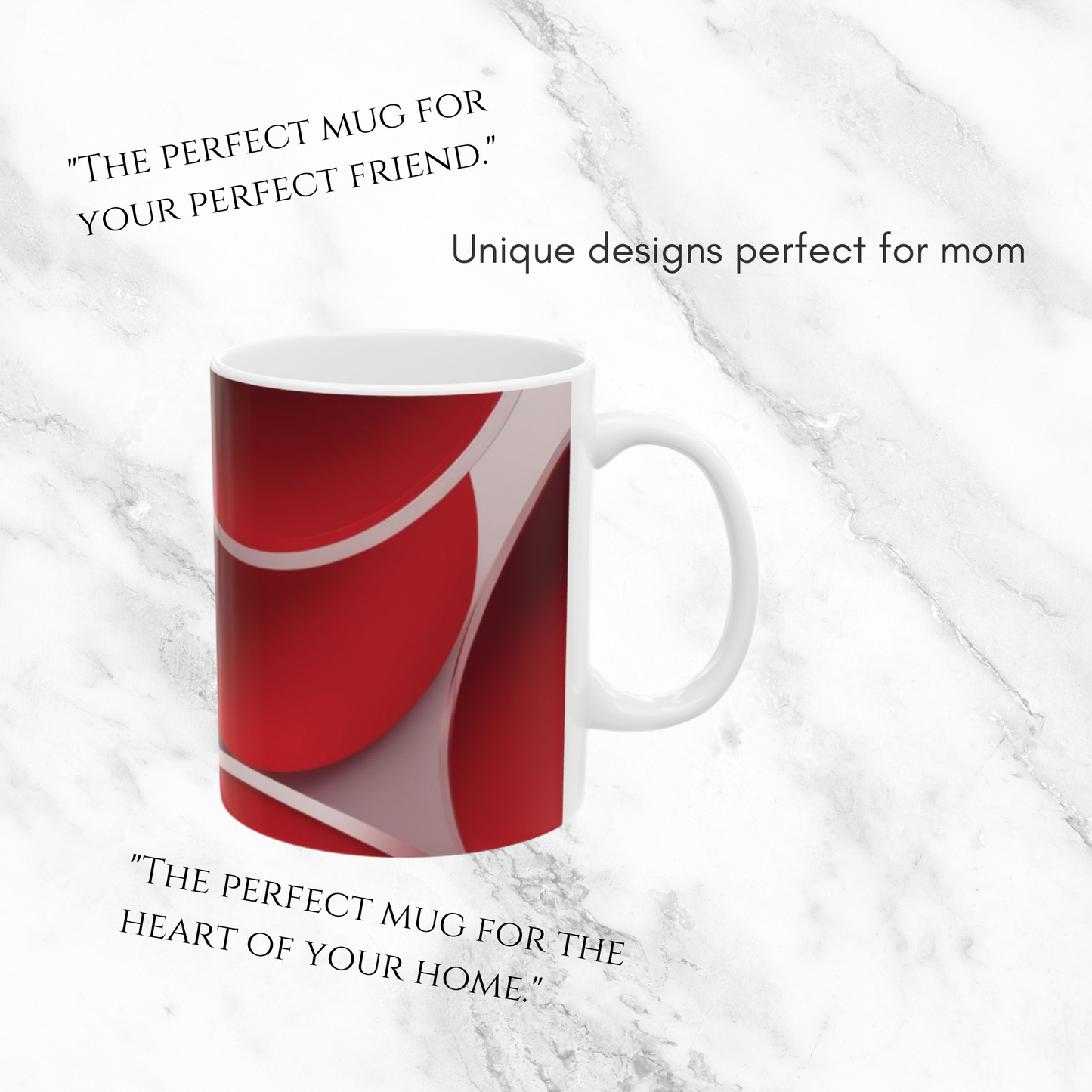 Crimson Curls 11oz Mug