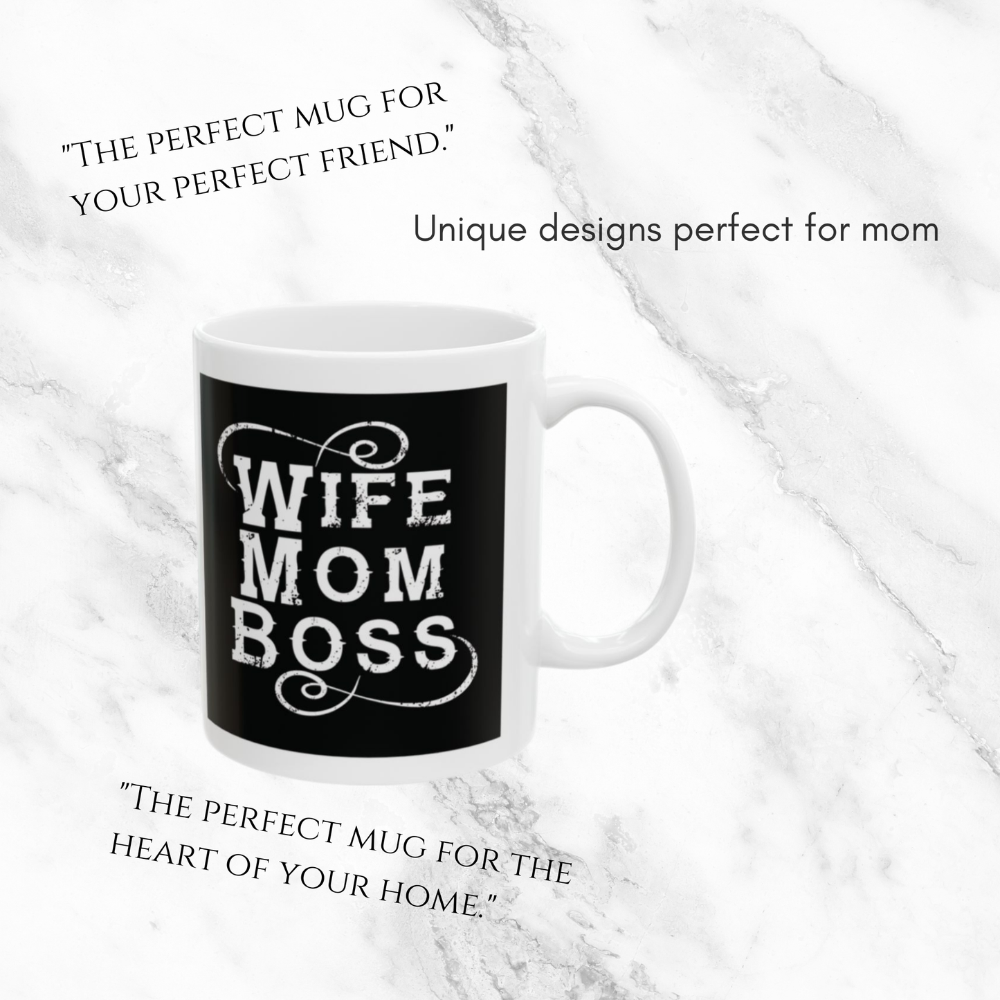 Wife, Mom, Boss 11oz Mug