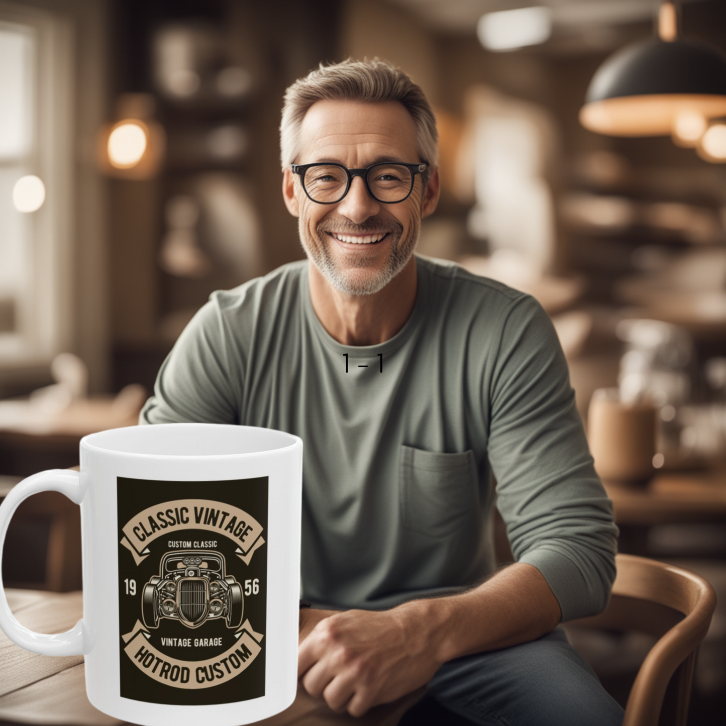 Classic Vintage Hotrod 11oz Mug