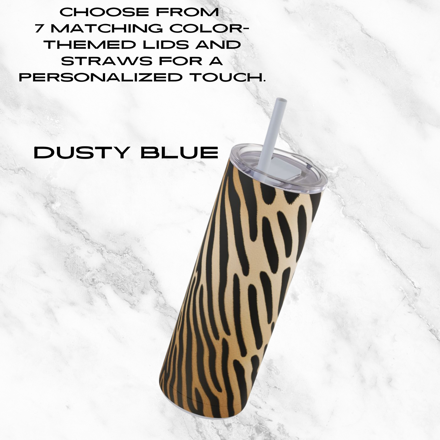 Desert Dapple 20oz Skinny Tumbler - With Straw