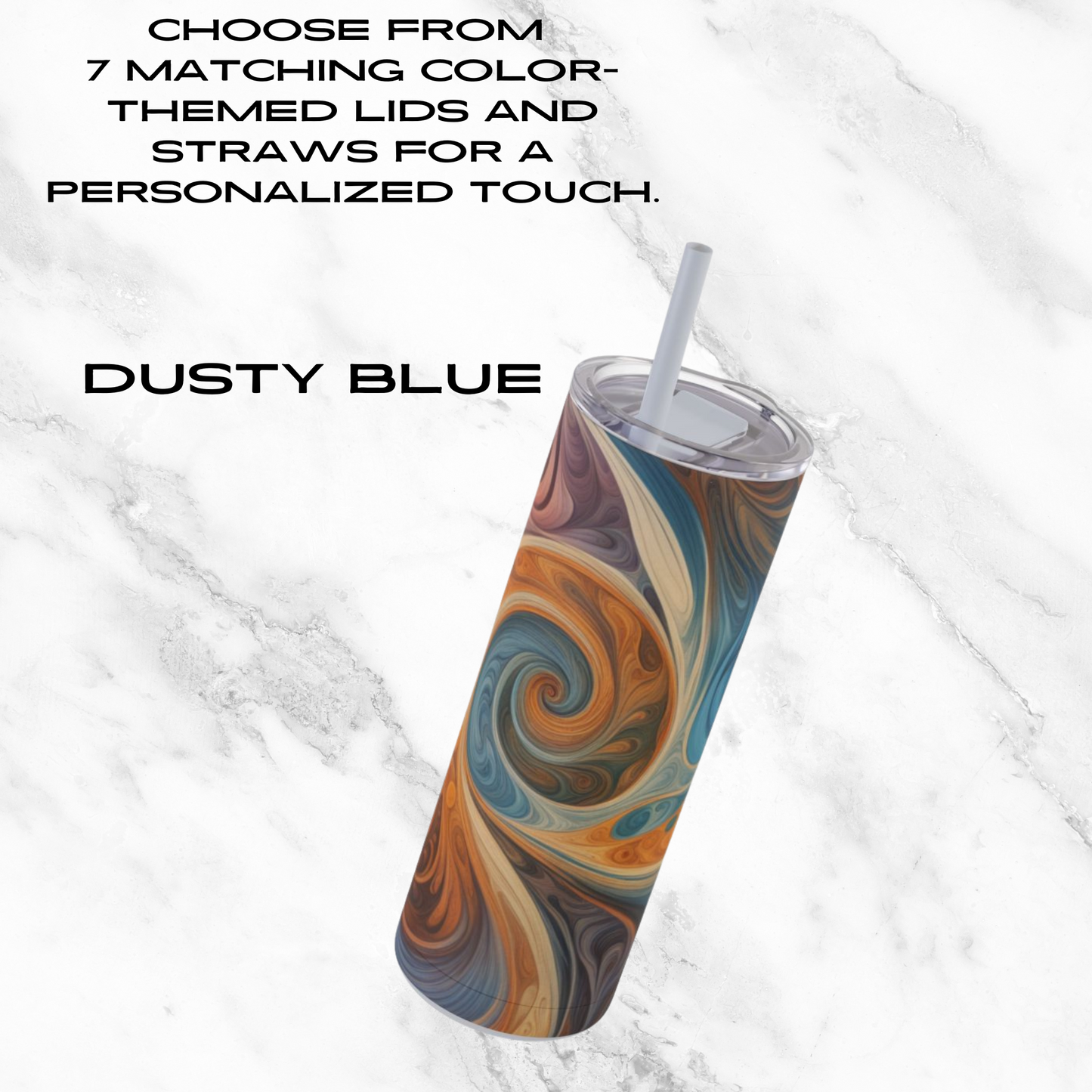 Aurora Dream 20oz Skinny Tumbler - With Straw