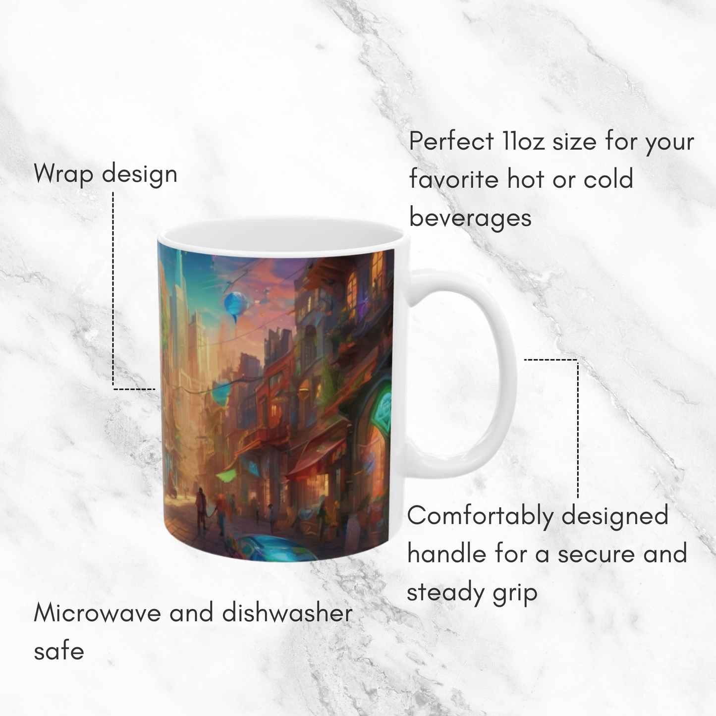 Dream Town 11oz Mug