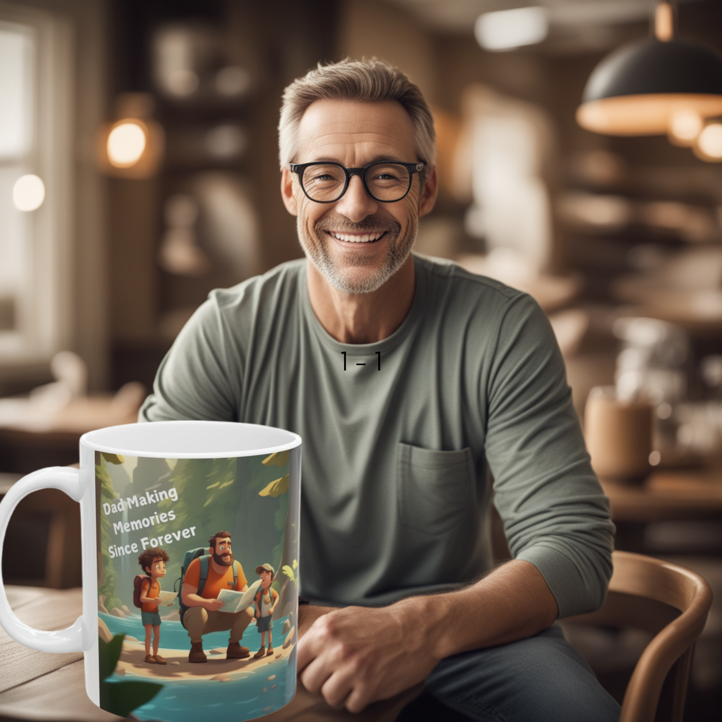 Dad Making Memories Since Forever 11oz Mug