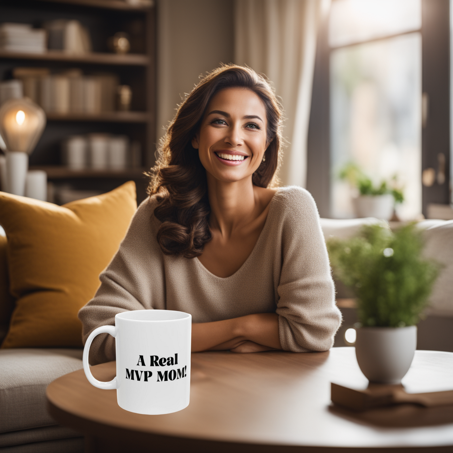 A Real MVP MOM 11oz White Mug