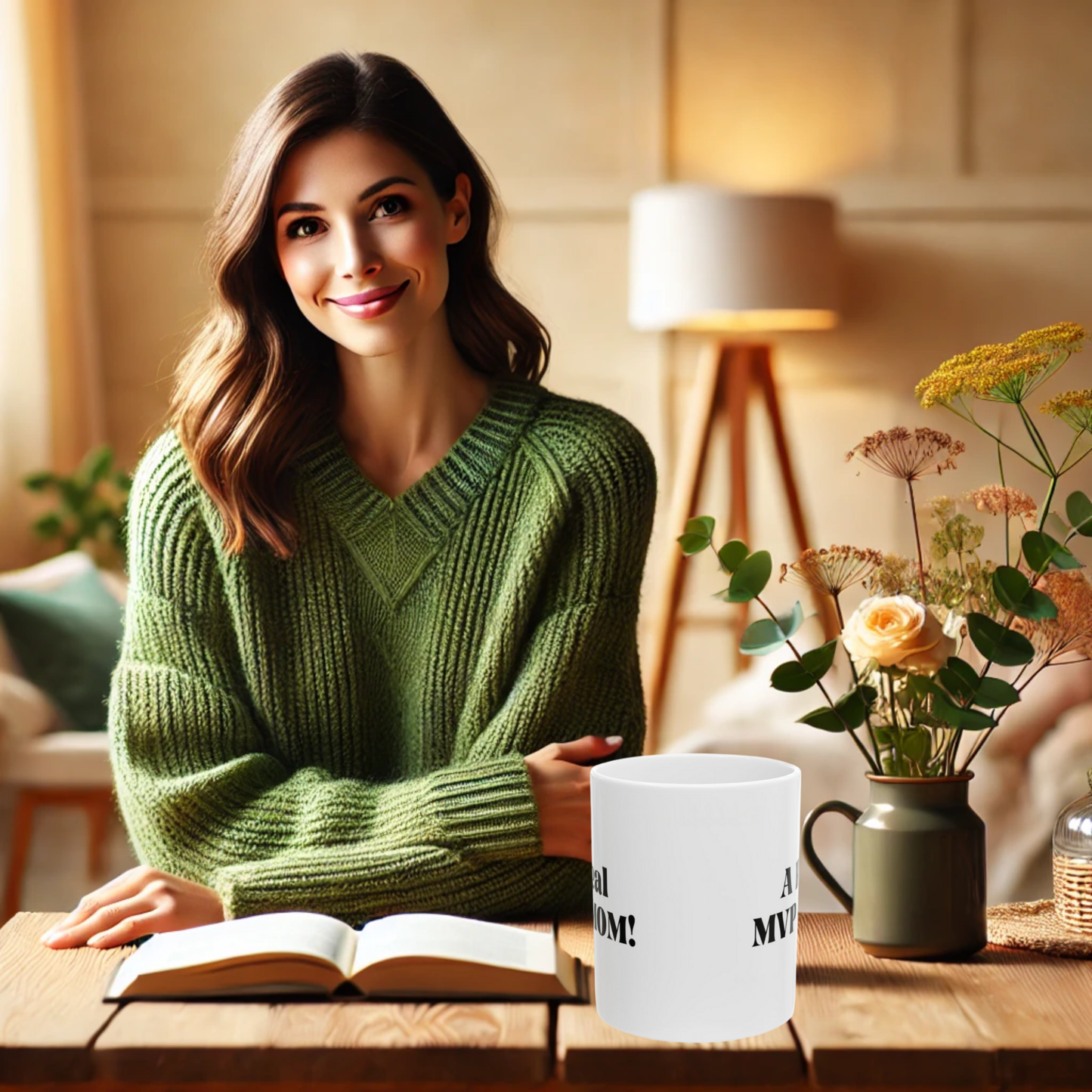 A Real MVP MOM 11oz White Mug