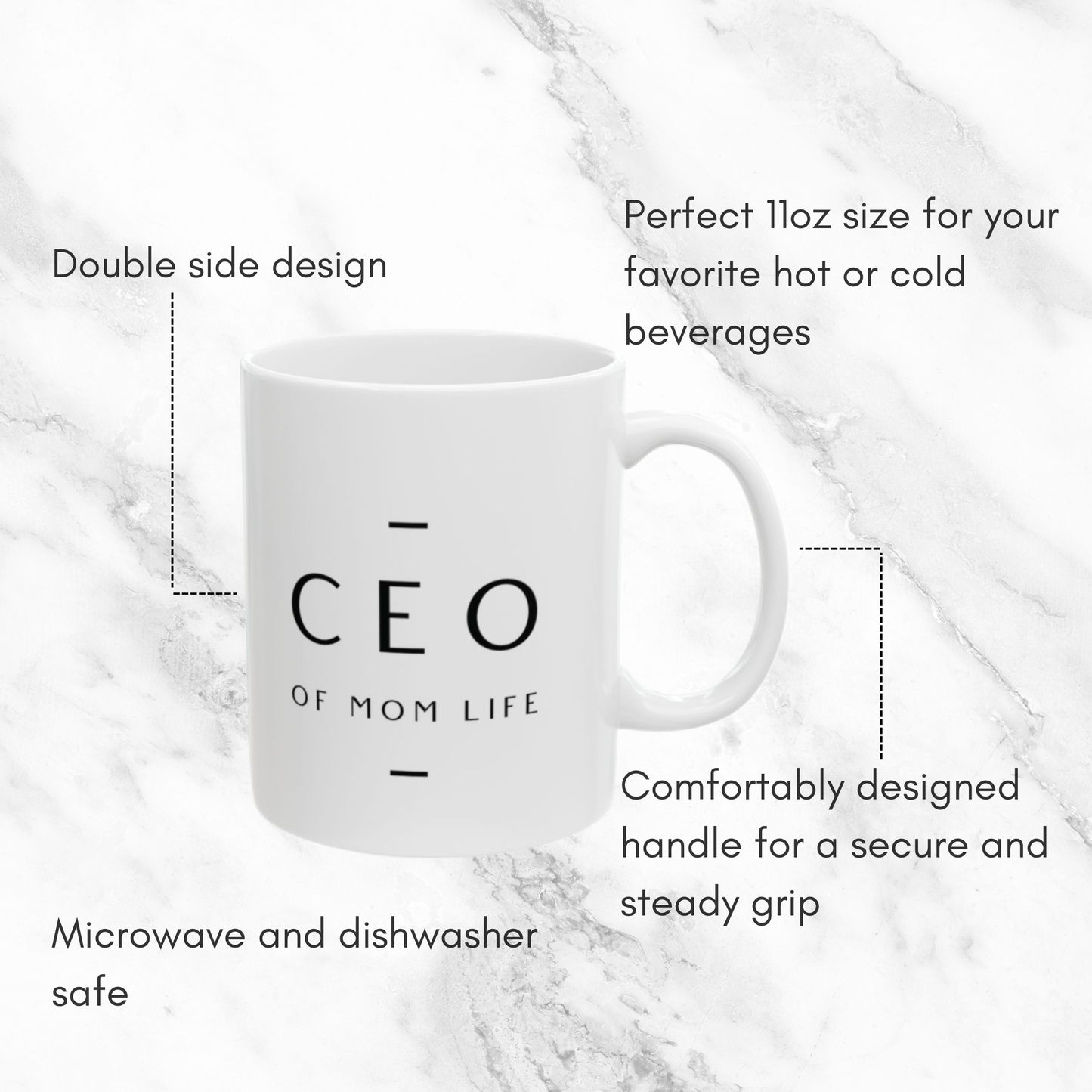 CEO of Mom Life 11oz Mug Opt #2