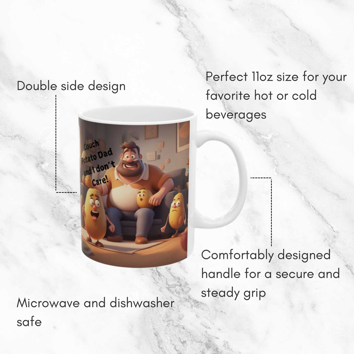 Couch Potato Dad 11oz Mug