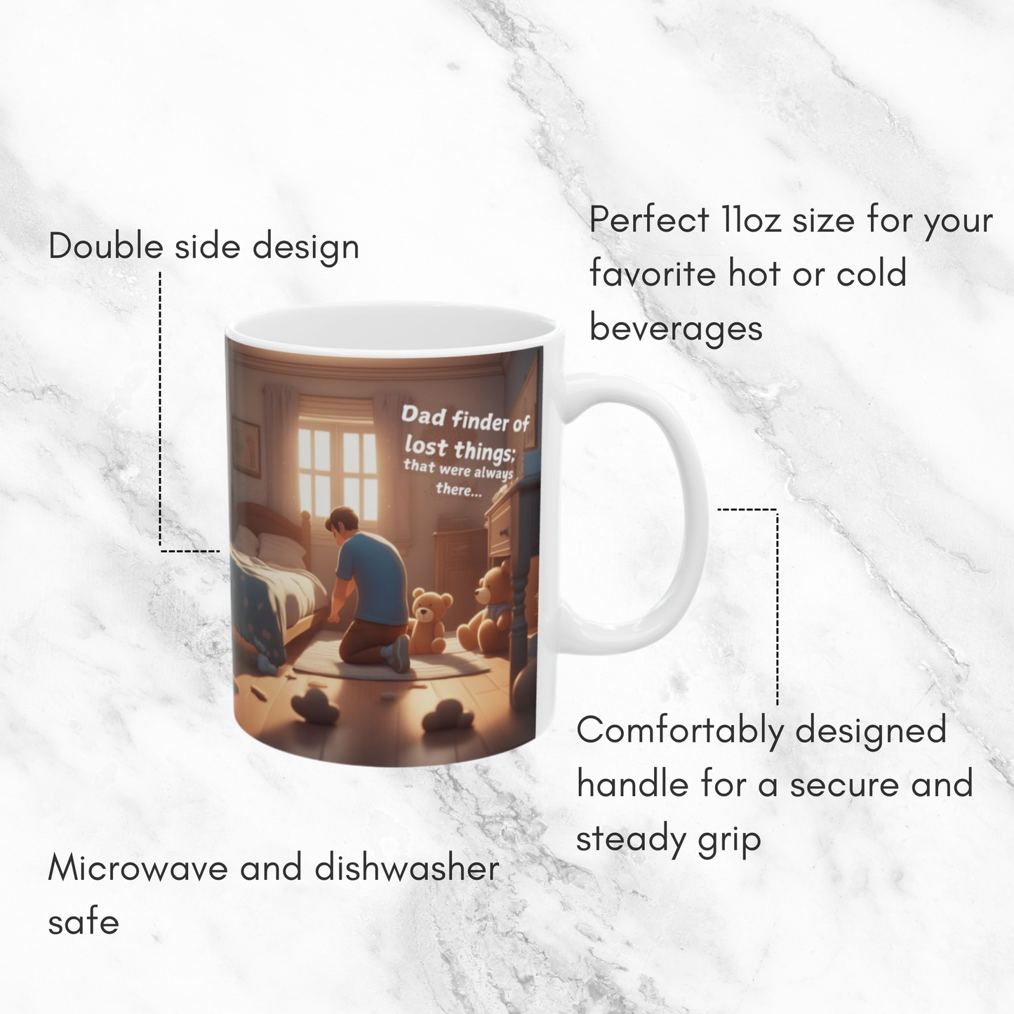 Dad Finder of Lost Things 11oz Mug