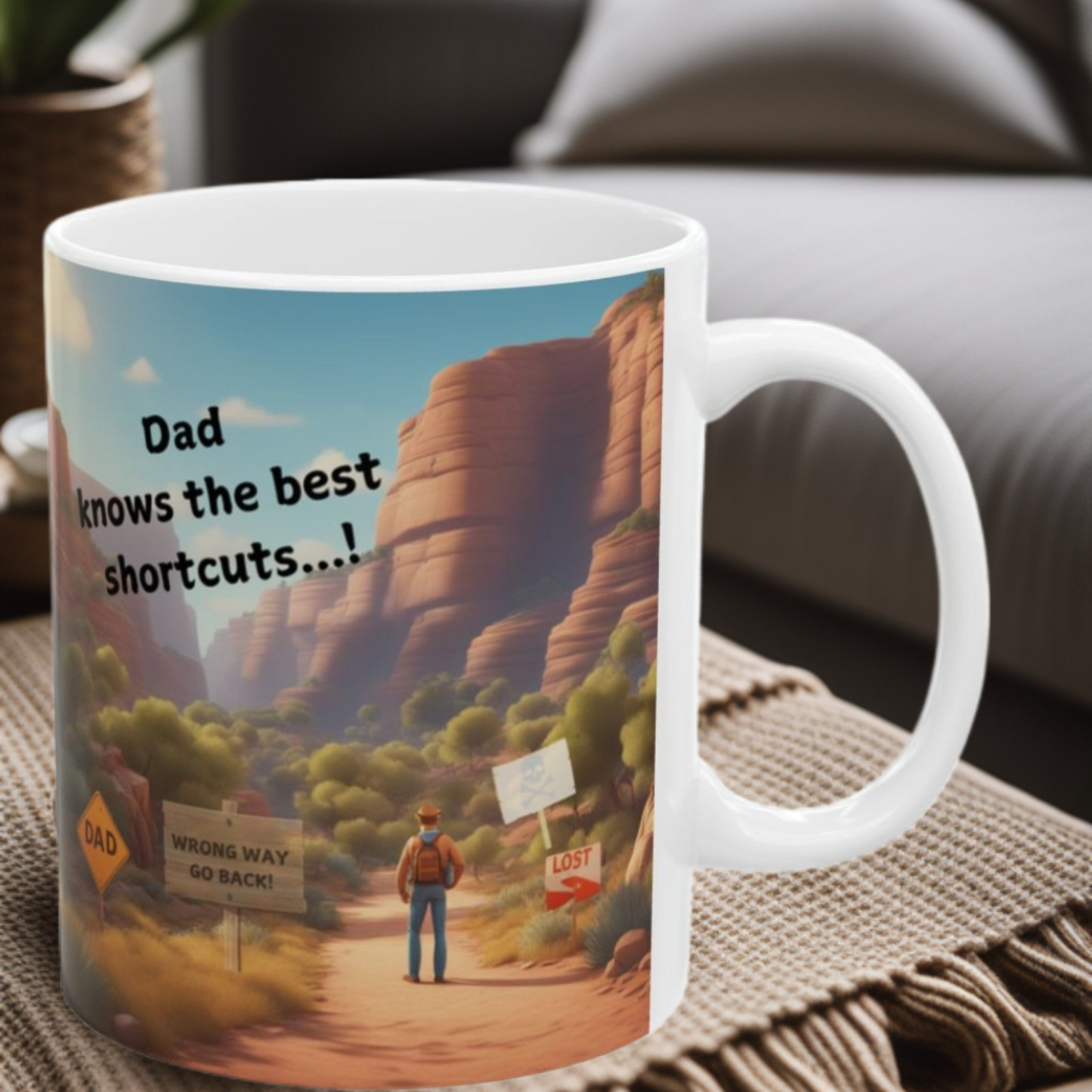 Dad Knows Best Shortcuts 11oz Mug
