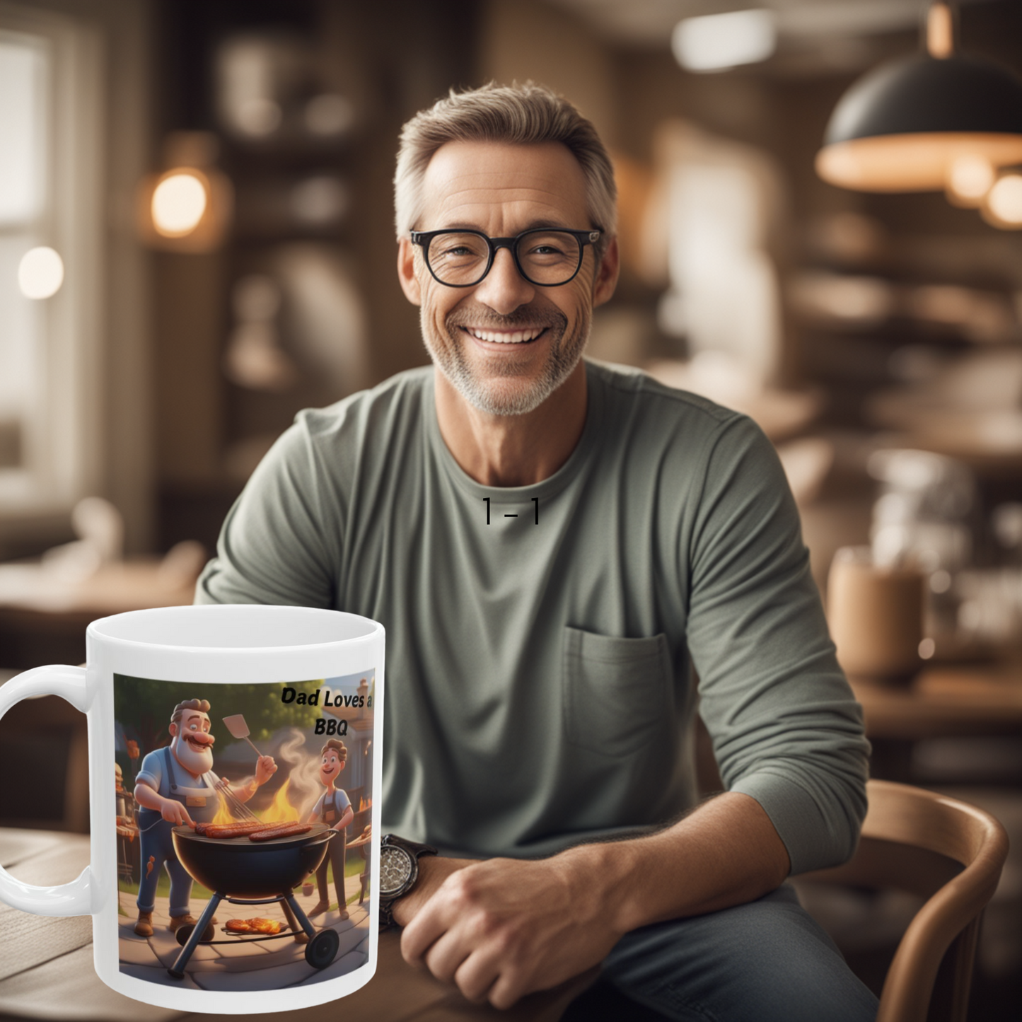Dad Loves a BBQ 11oz Mug