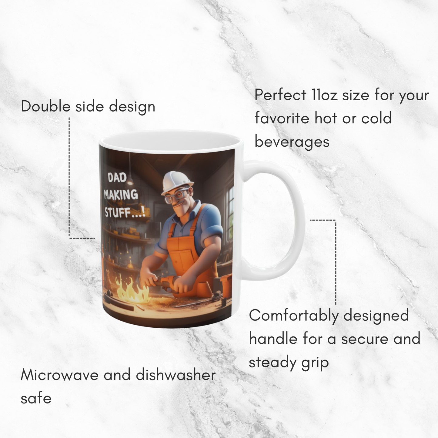 Dad Making Stuff 11oz Mug