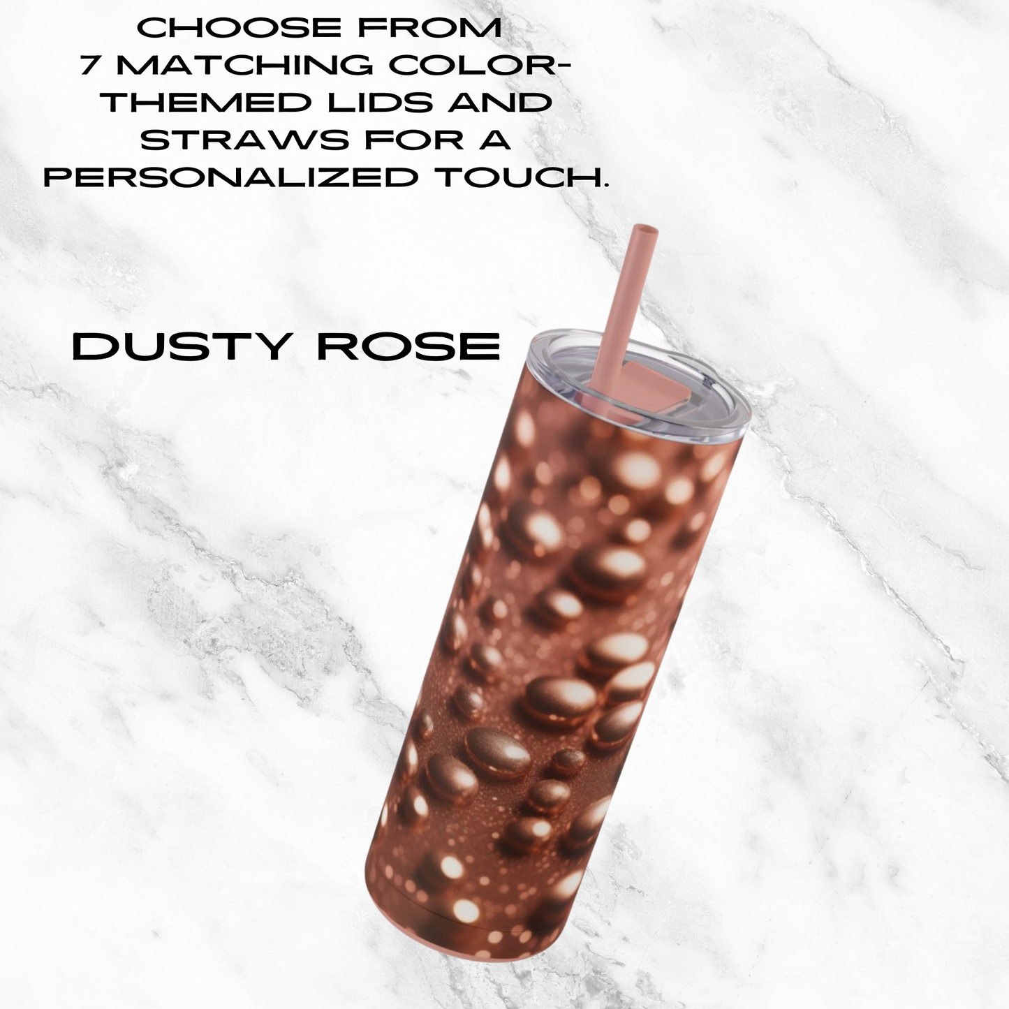 Luminous Drops 20oz Skinny Tumbler - With Straw