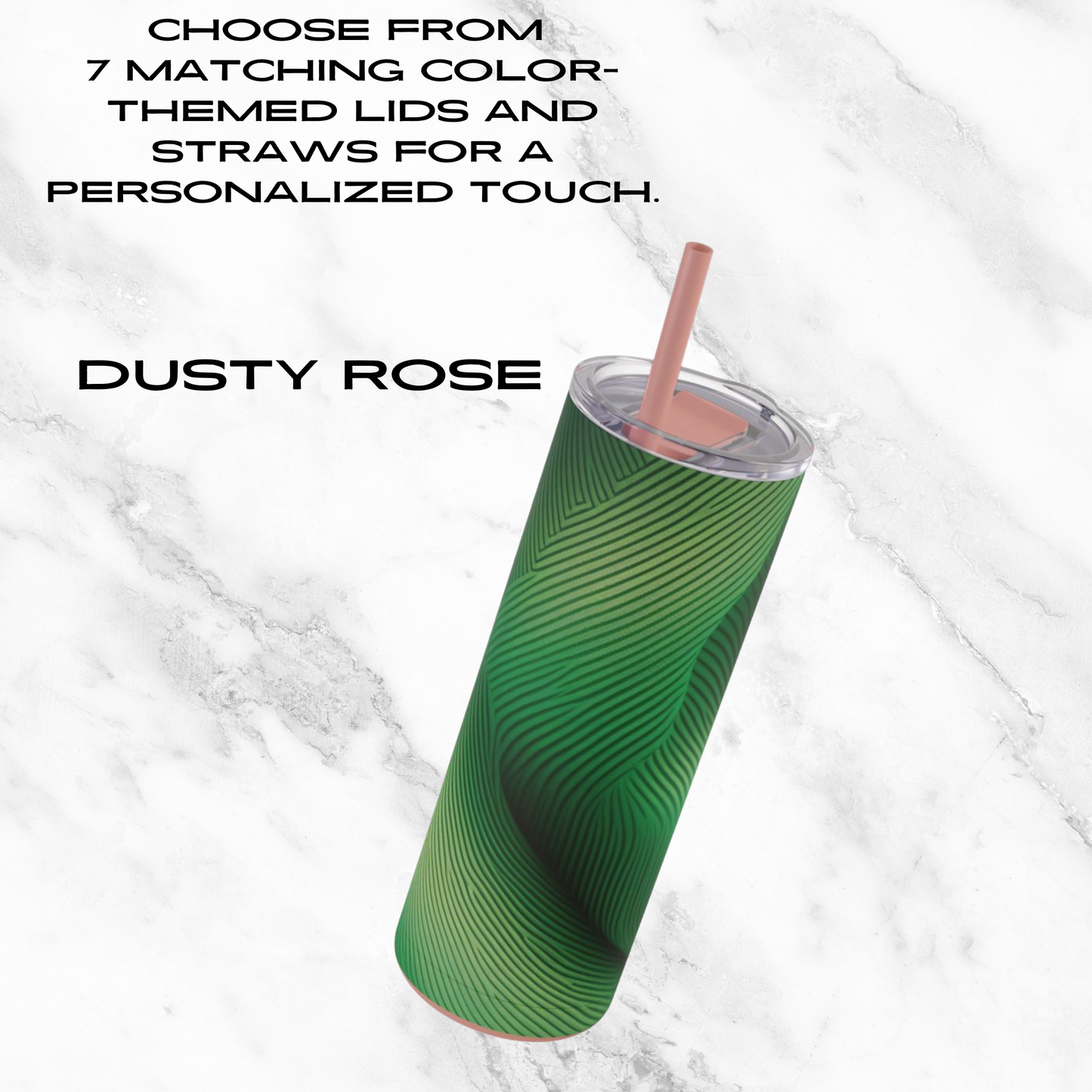 Emerald Gaze 20oz Skinny Tumbler - With Straw