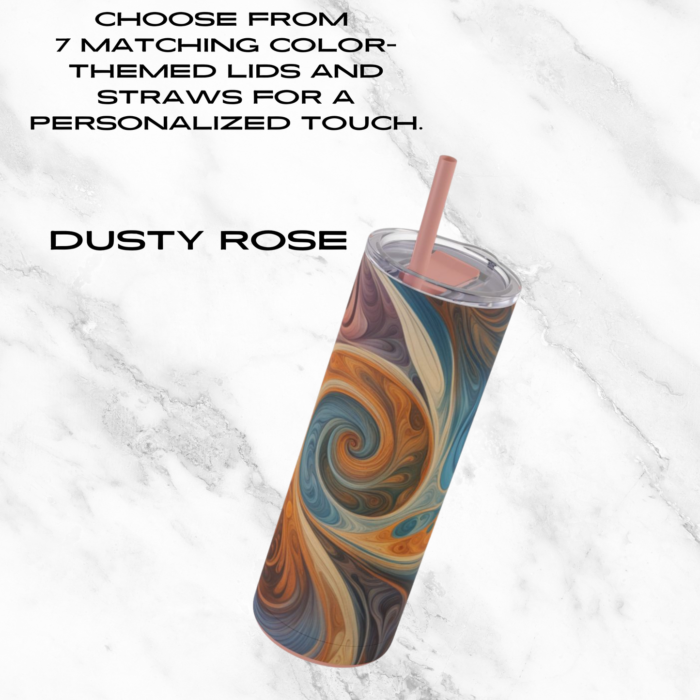 Aurora Dream 20oz Skinny Tumbler - With Straw