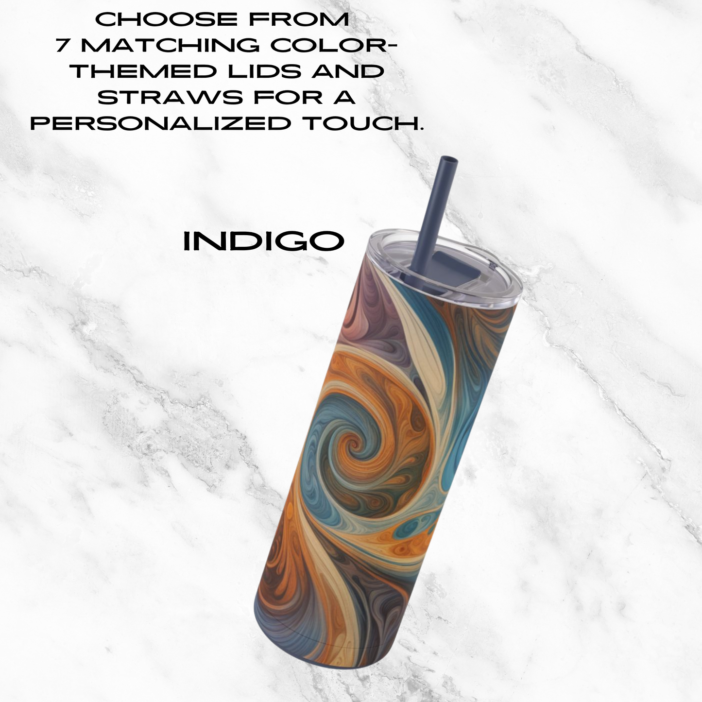 Aurora Dream 20oz Skinny Tumbler - With Straw