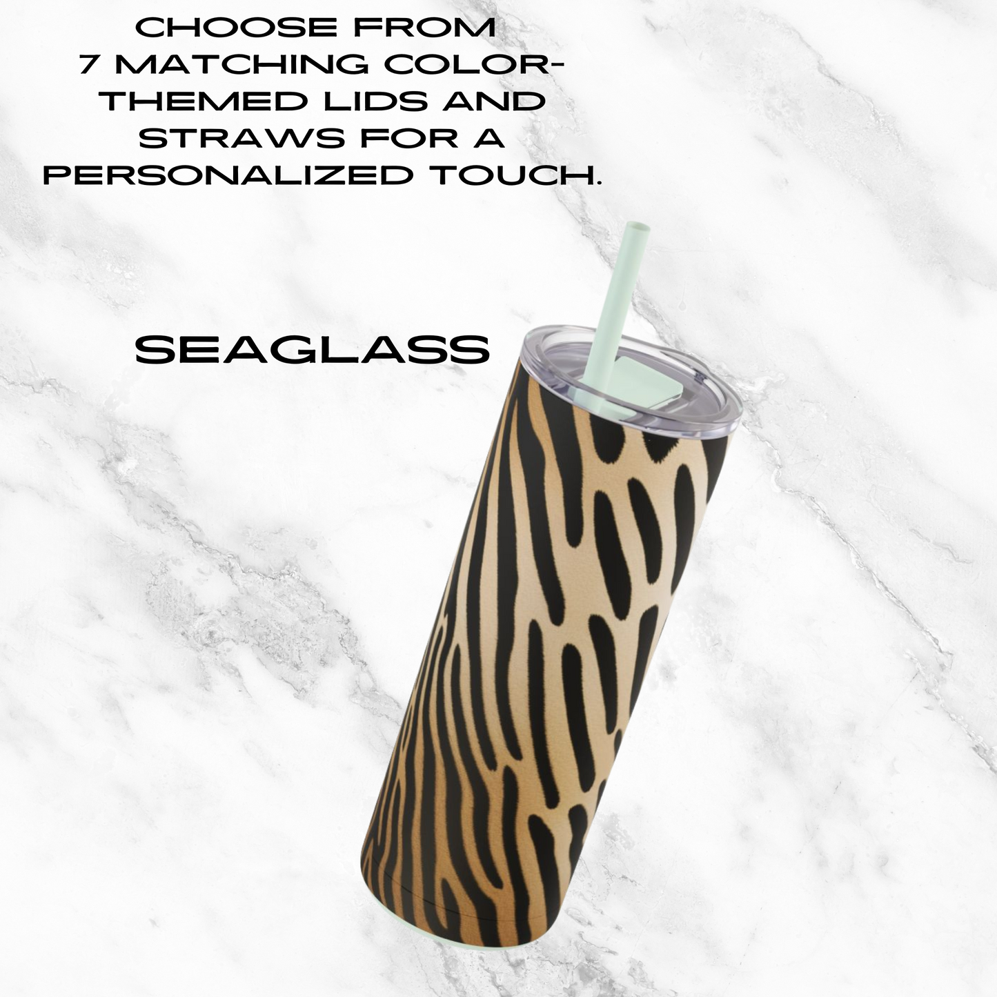 Desert Dapple 20oz Skinny Tumbler - With Straw