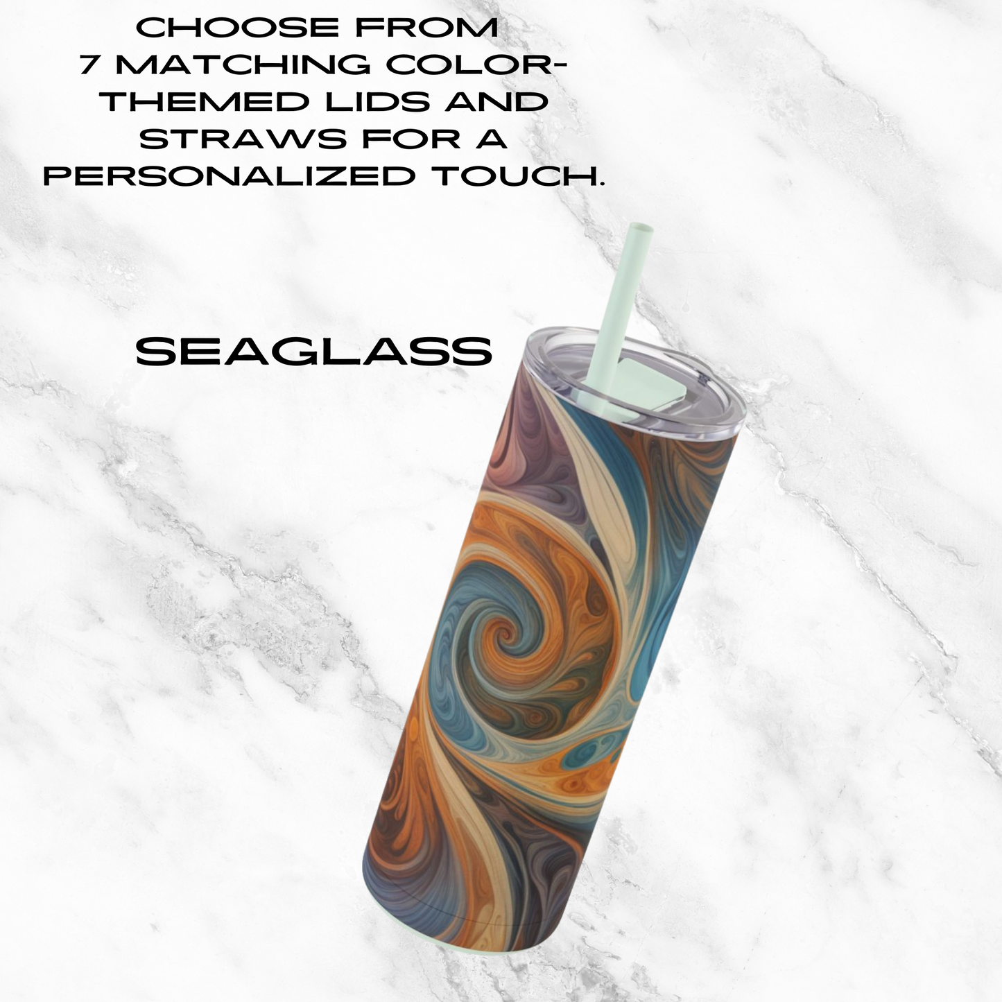 Aurora Dream 20oz Skinny Tumbler - With Straw