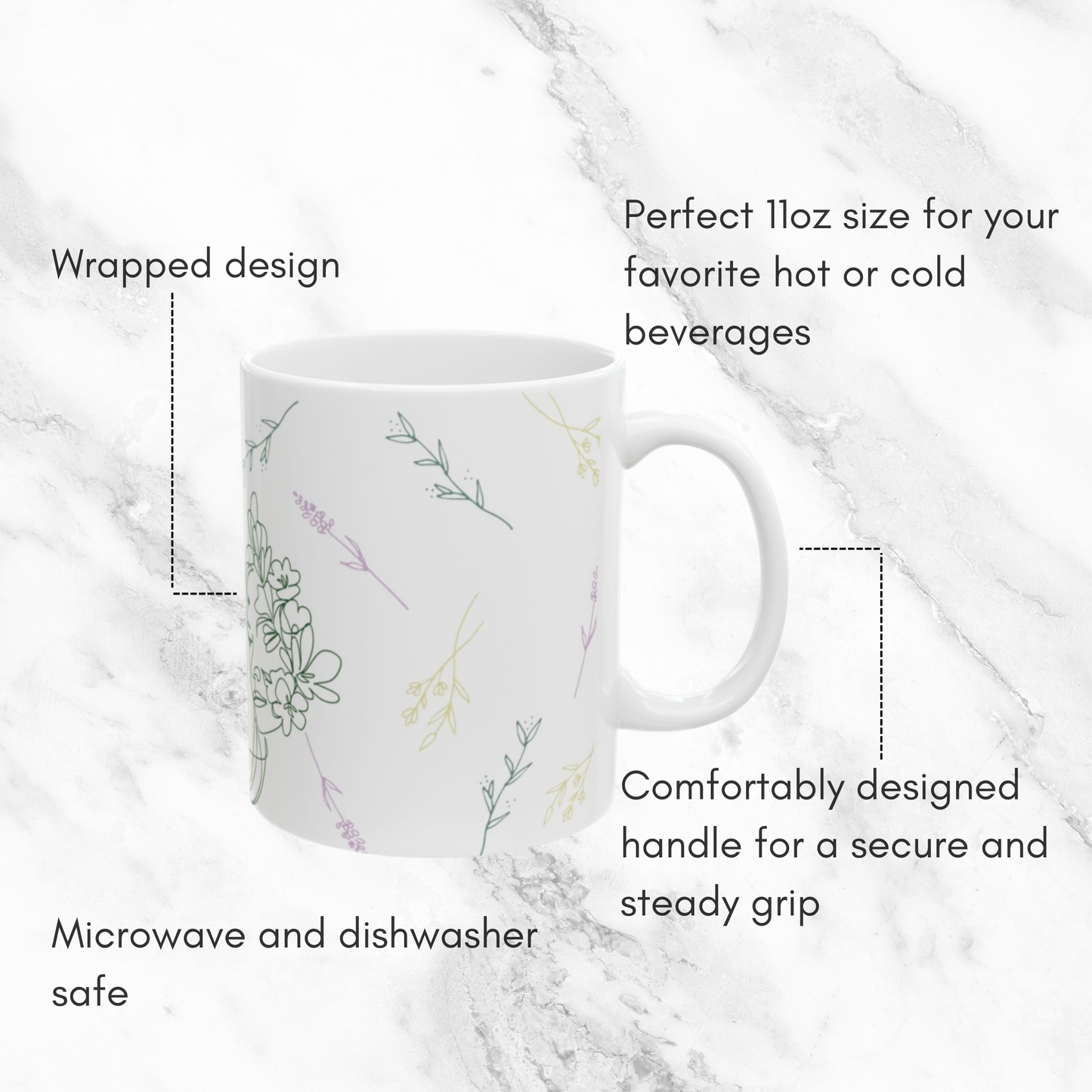 Bohemian Blossom 11oz Mug