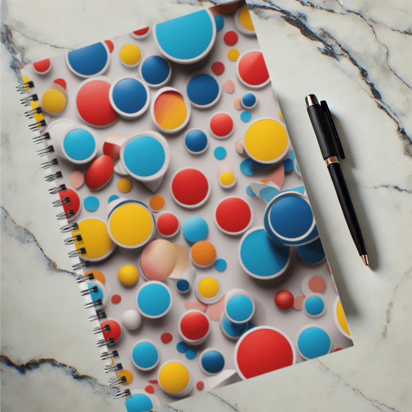 Bubble Burst 5.5”x8.5" Hardcover Notebook