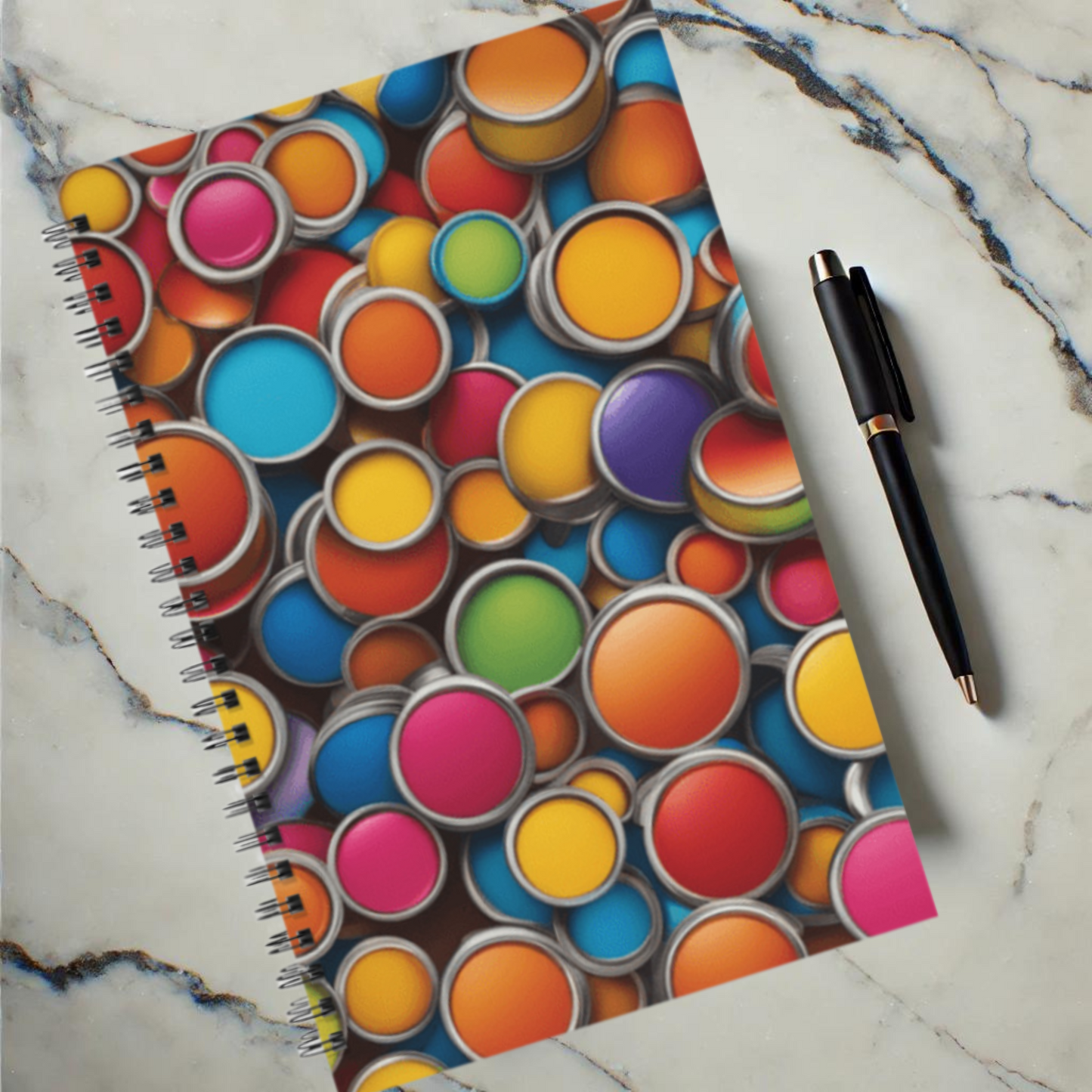 Candy Dots 5.5”x8.5" Hardcover Notebook