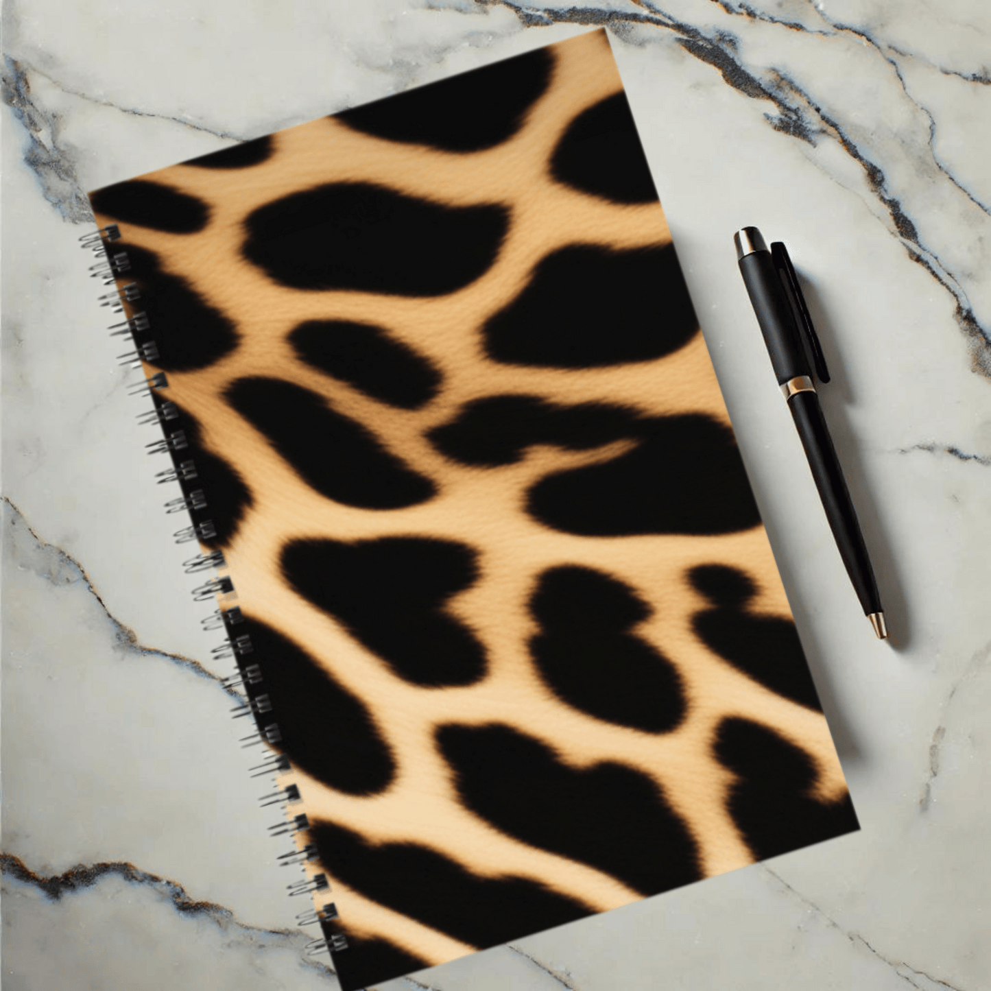 Cheetah Charm 5.5”x8.5" Hardcover Notebook