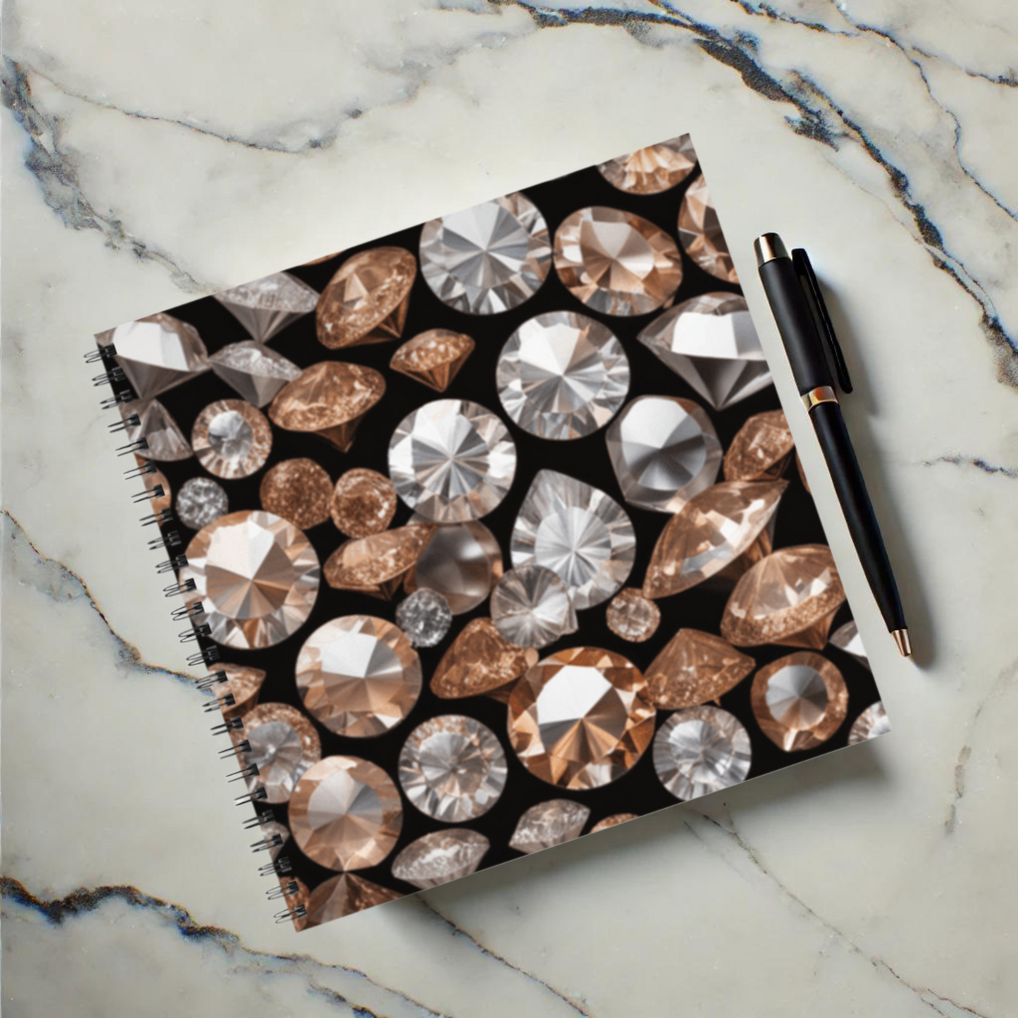 Crystal Harmony 8.5"x8.5" Hardcover Notebook