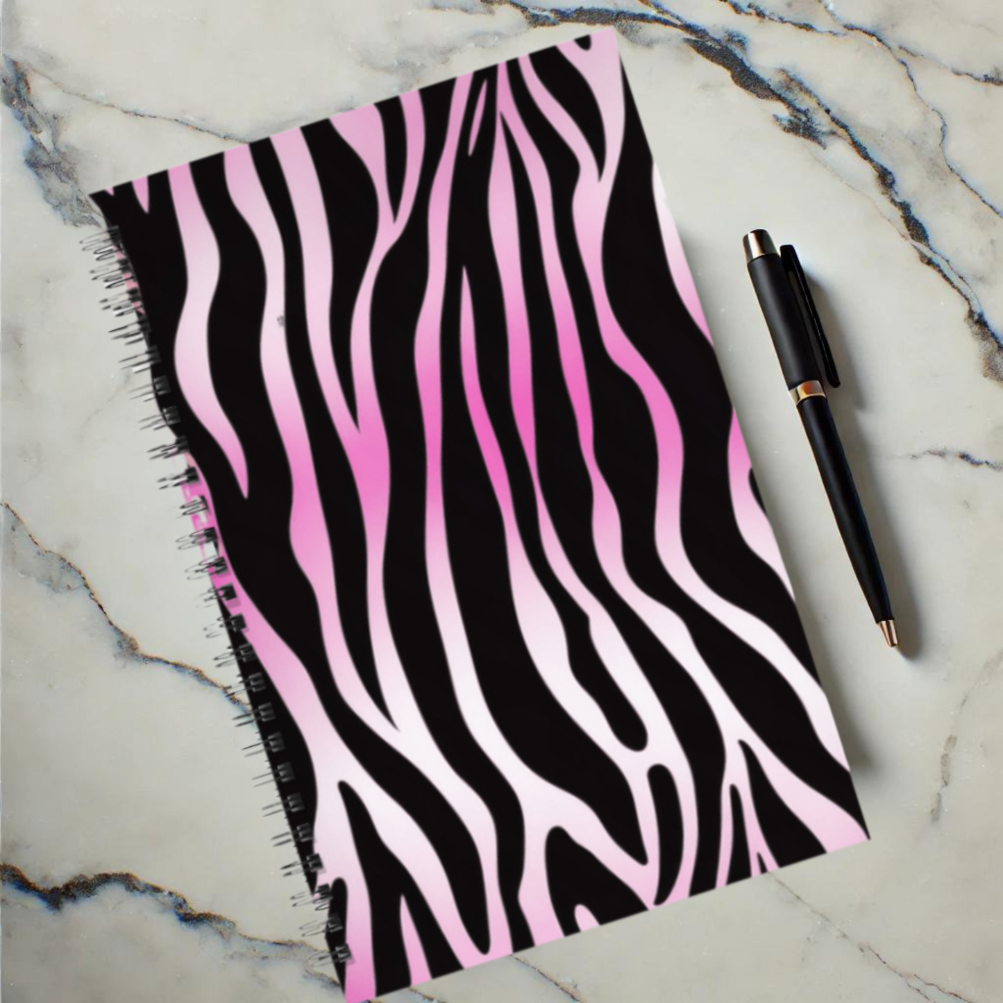 Electric Stripes 5.5”x8.5" Hardcover Notebook