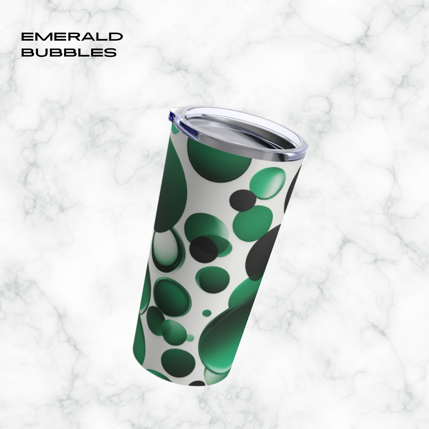 Emerald Bubbles 20oz Tumbler