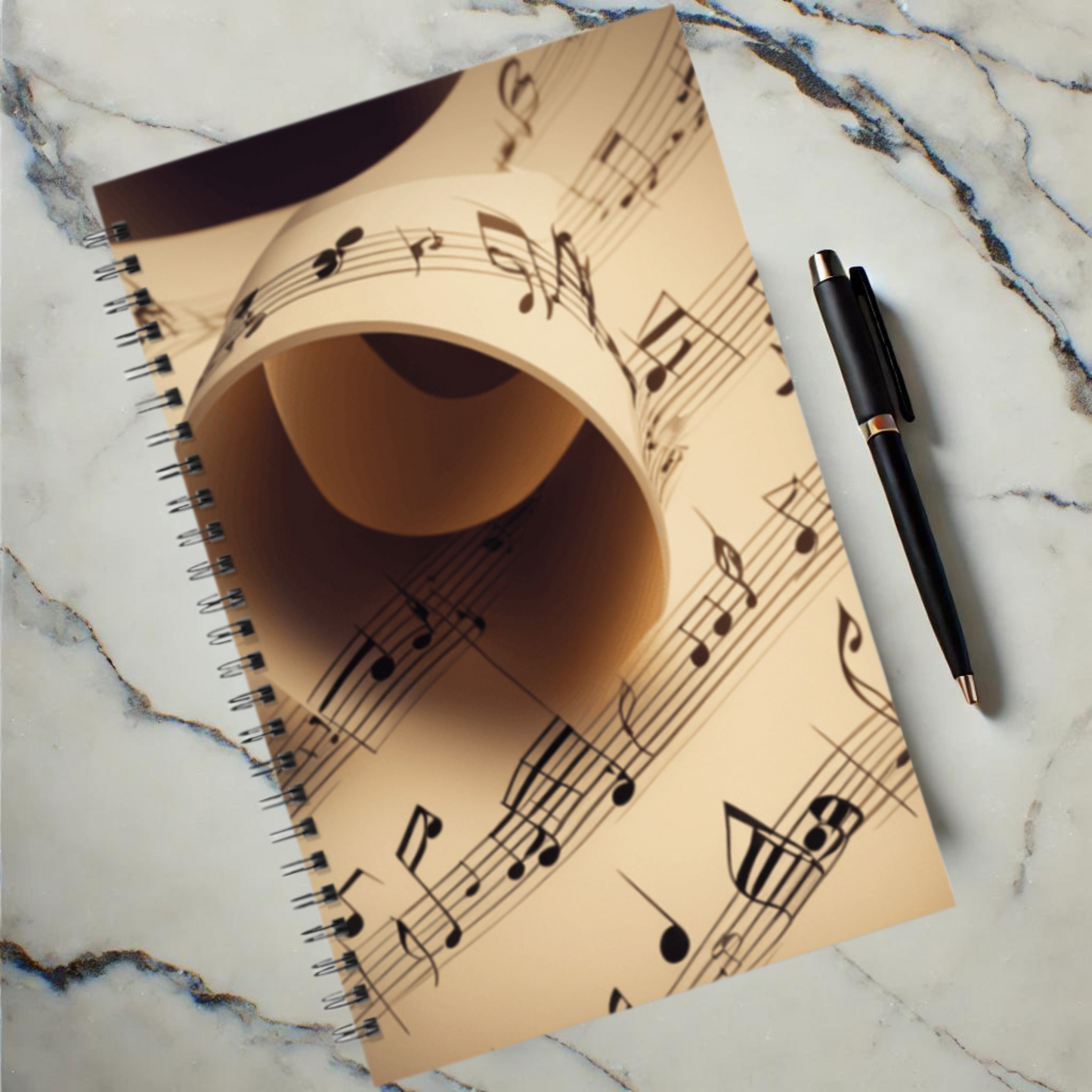 Golden Harmony 5.5"x8.5" Hardcover Planner