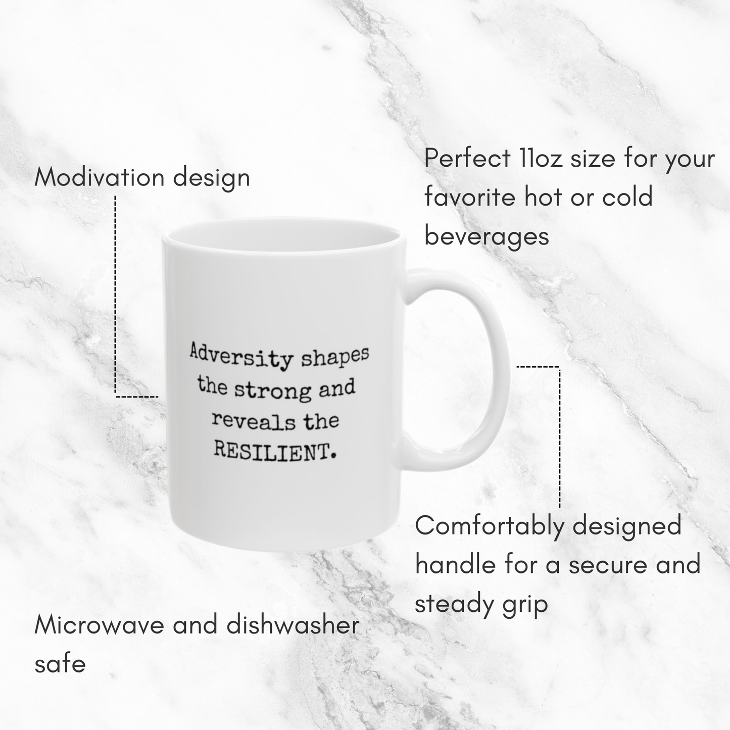 Adversity Shapes the Strong - 11oz Mug