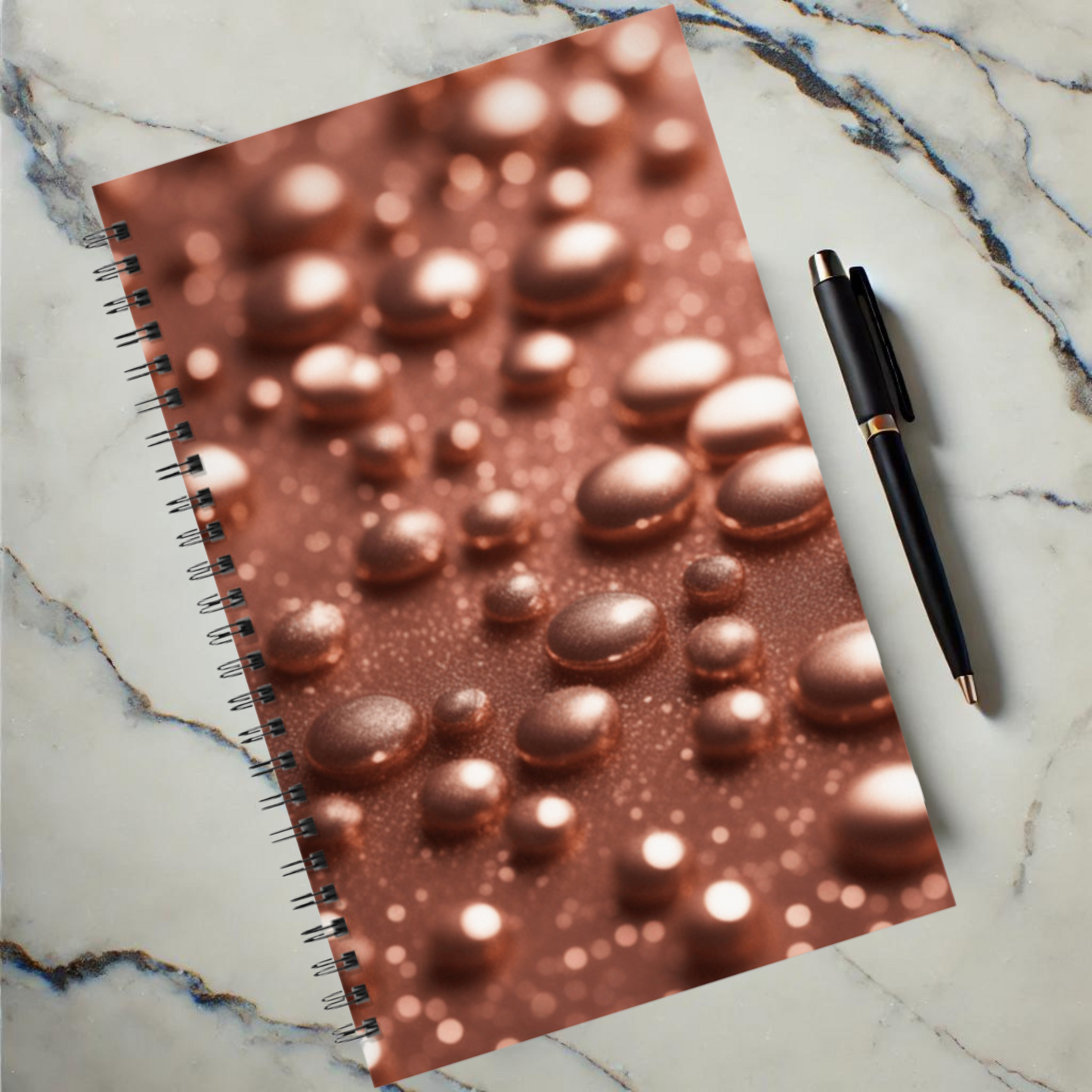 Luminous Drops 5.5”x8.5" Hardcover Notebook