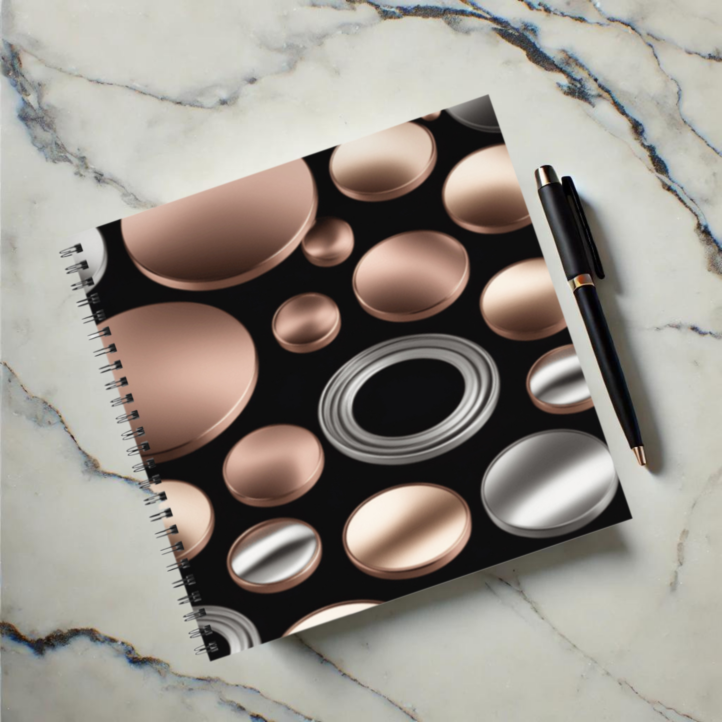 Metallic Mosaic 8.5"x8.5" Hardcover Notebook