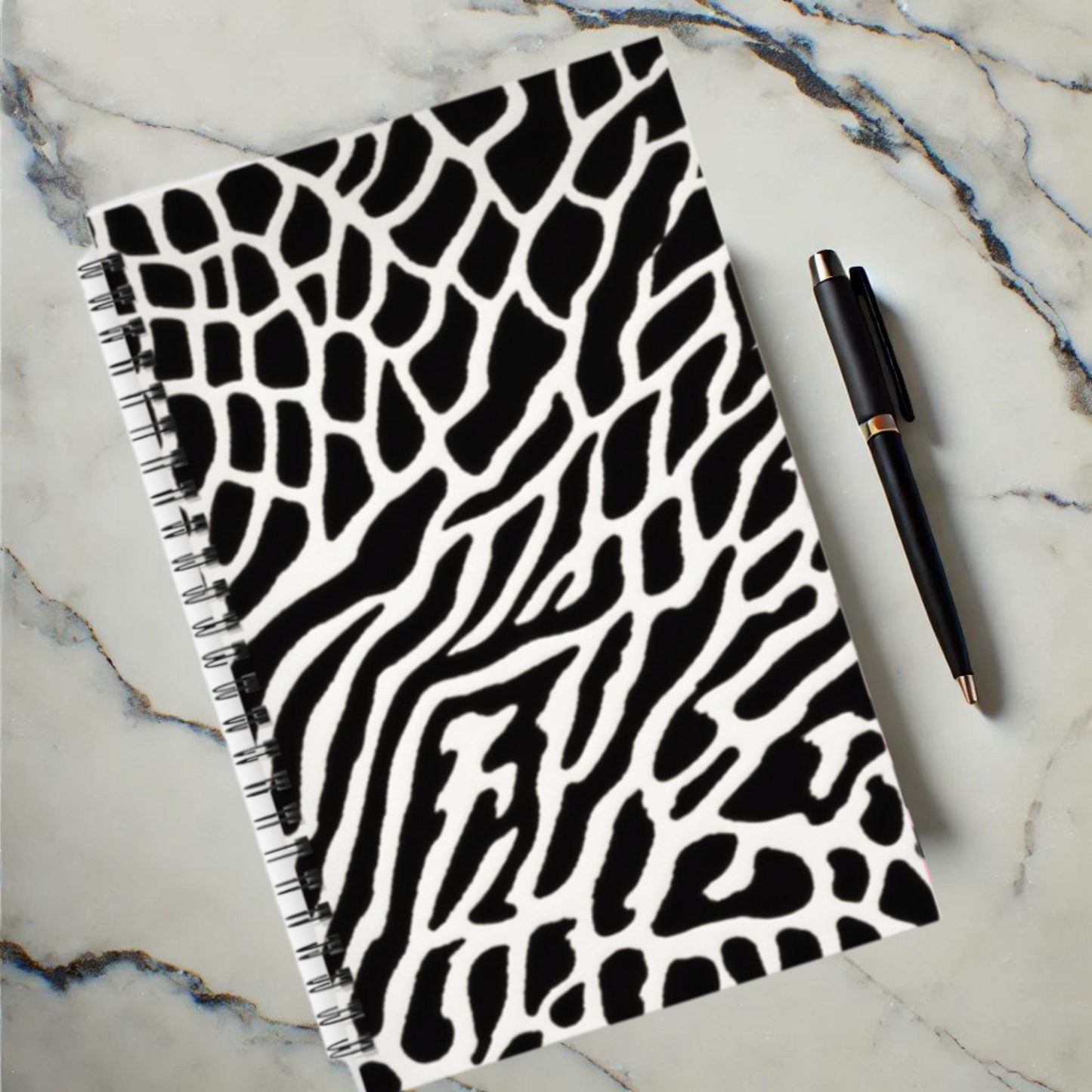 Monochrome Maze 5.5"x8.5" Hardcover Planner