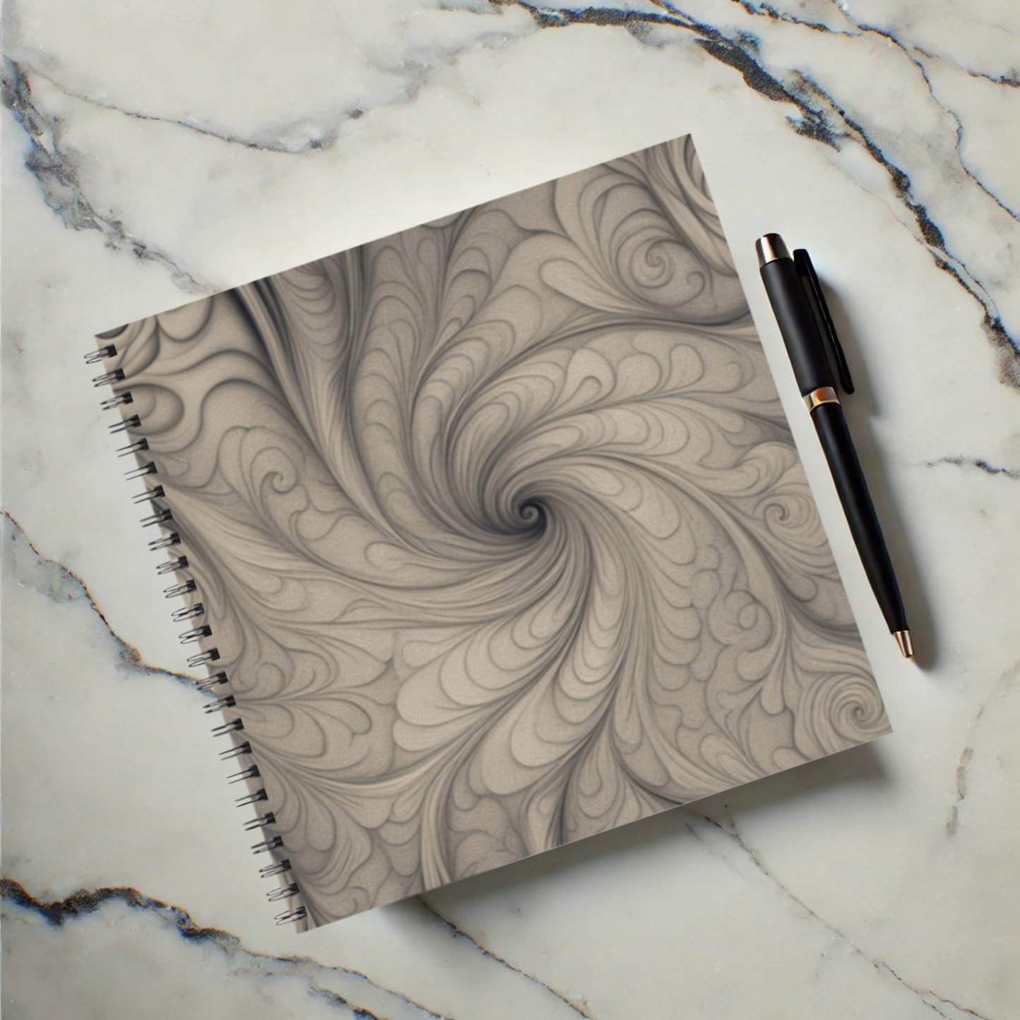 Mystic Whirl 8.5"x8.5" Hardcover Notebook